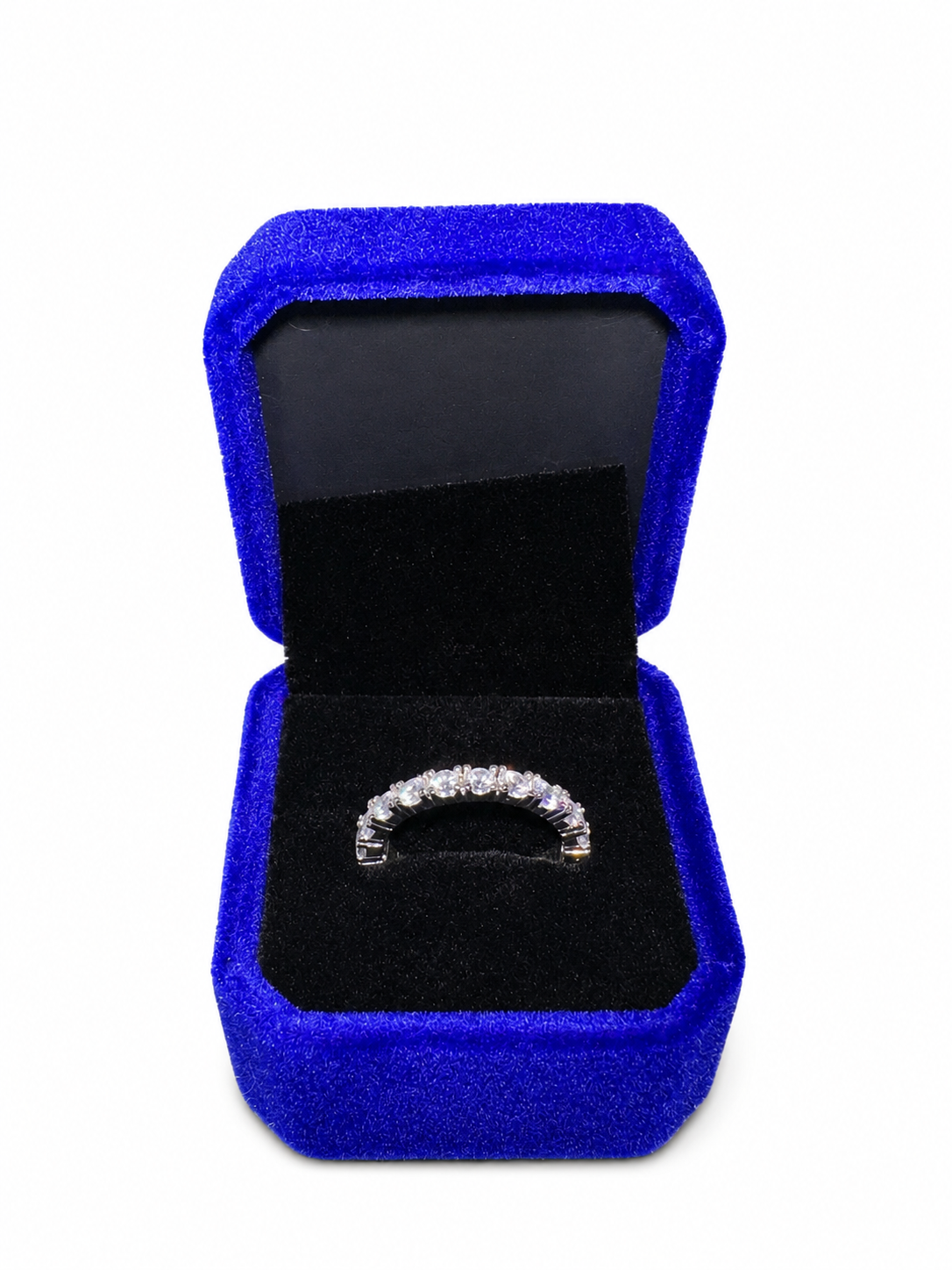 Moissanite .925 Sterling Silver Ring 8.5