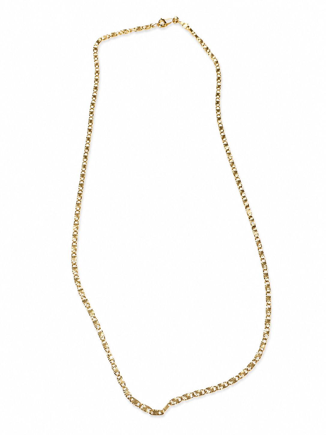 925 Italy Diamond-Cut Mariner Link Chain 18” Sterling Silver