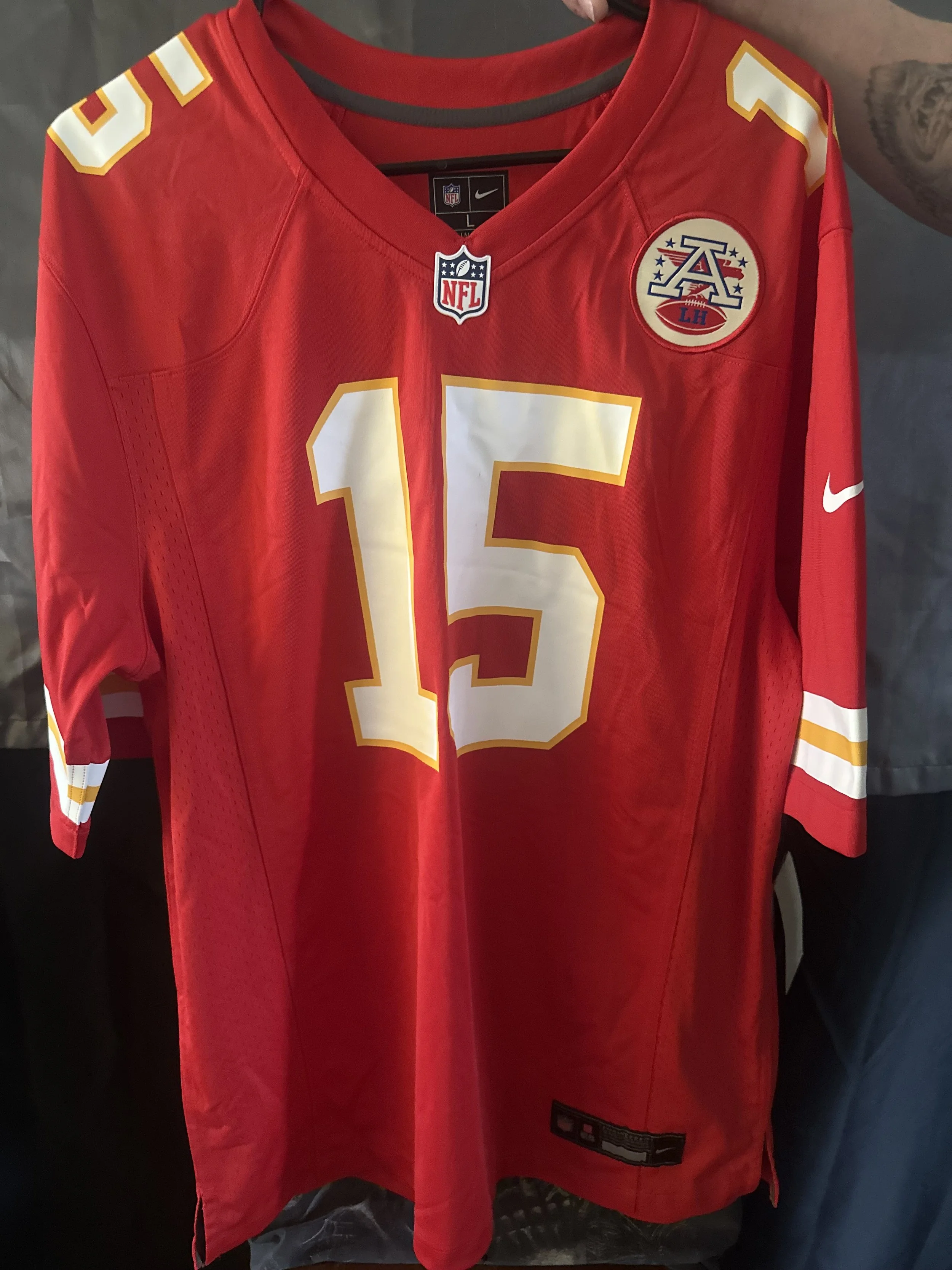 Mahomes Mens Large NFL Jersey