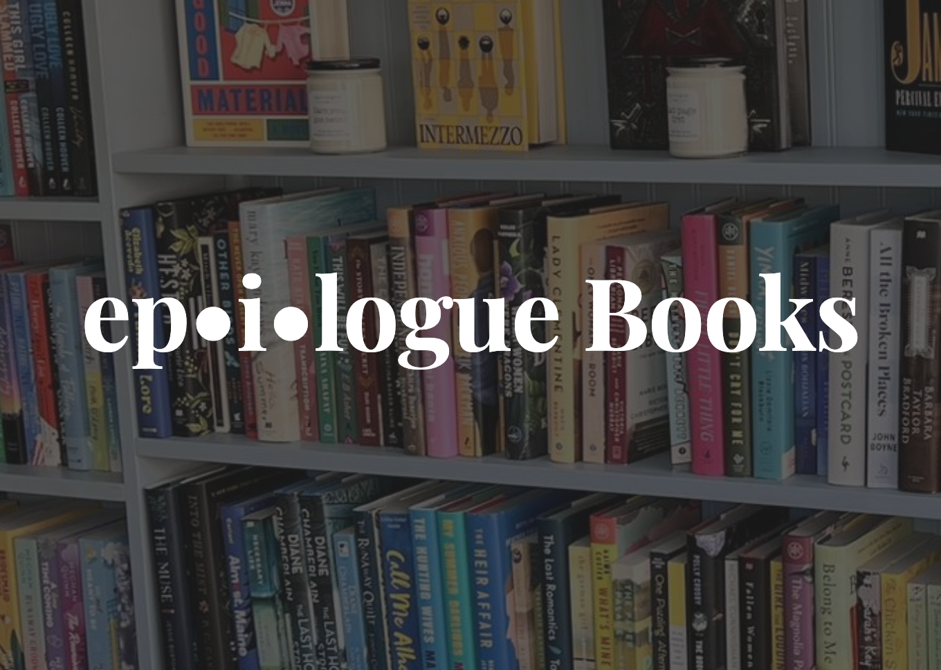 Author Discussion - EPILOGUE BOOKS