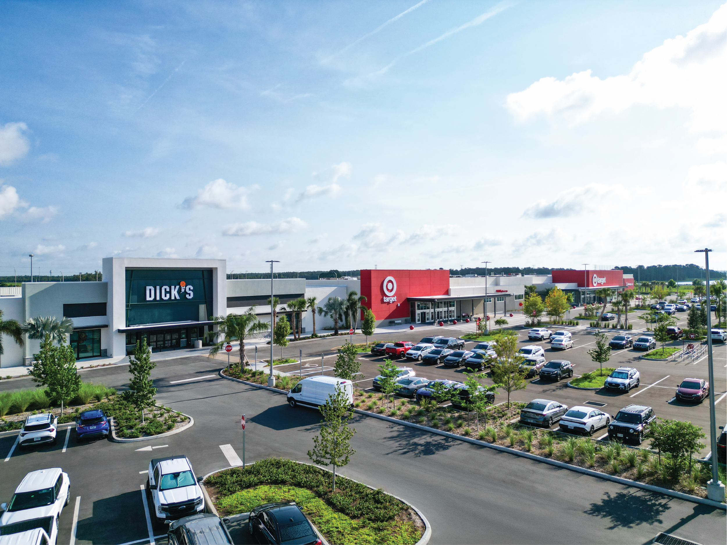 exterior image of dicks sporting goods and target at lake nona west