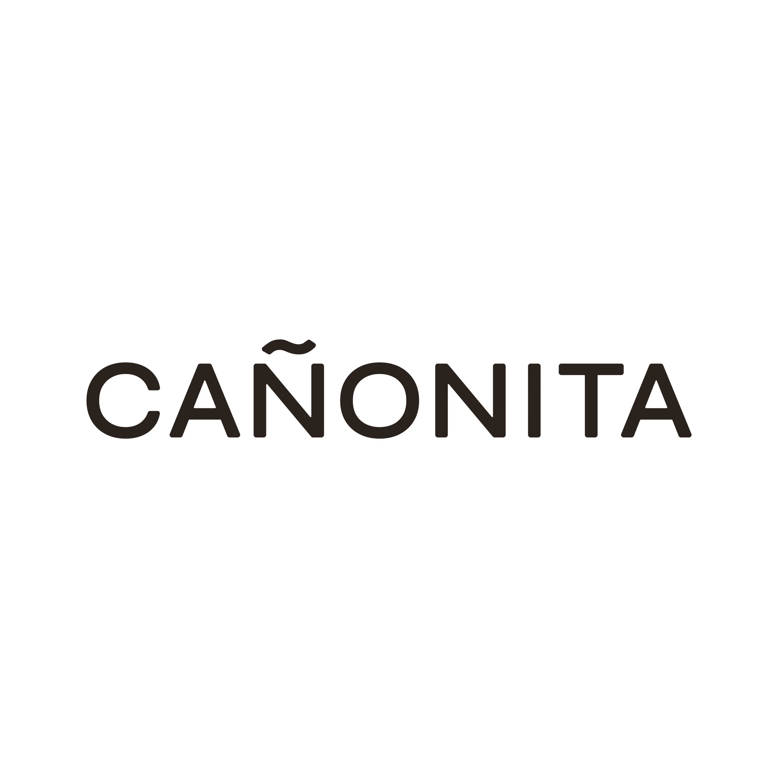 Close-up of a packaged snack called 'Cañonita' with the brand name and product image visible.
