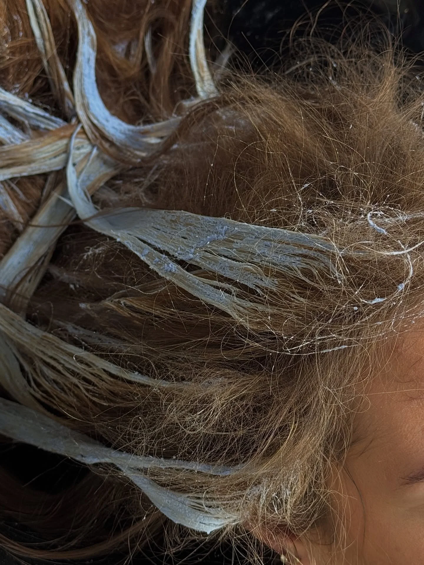 This is your sign to stop chasing brightness and start chasing balance ✨

Blonde IQ lift mixed 1:1 for some hand painting, and Shades ALK to balance and gloss! 

Zone 1: 6N 
Zone 2 &amp; 3: 10NB 10P 9V 9AG

Sunkissed, Soft, Seamless