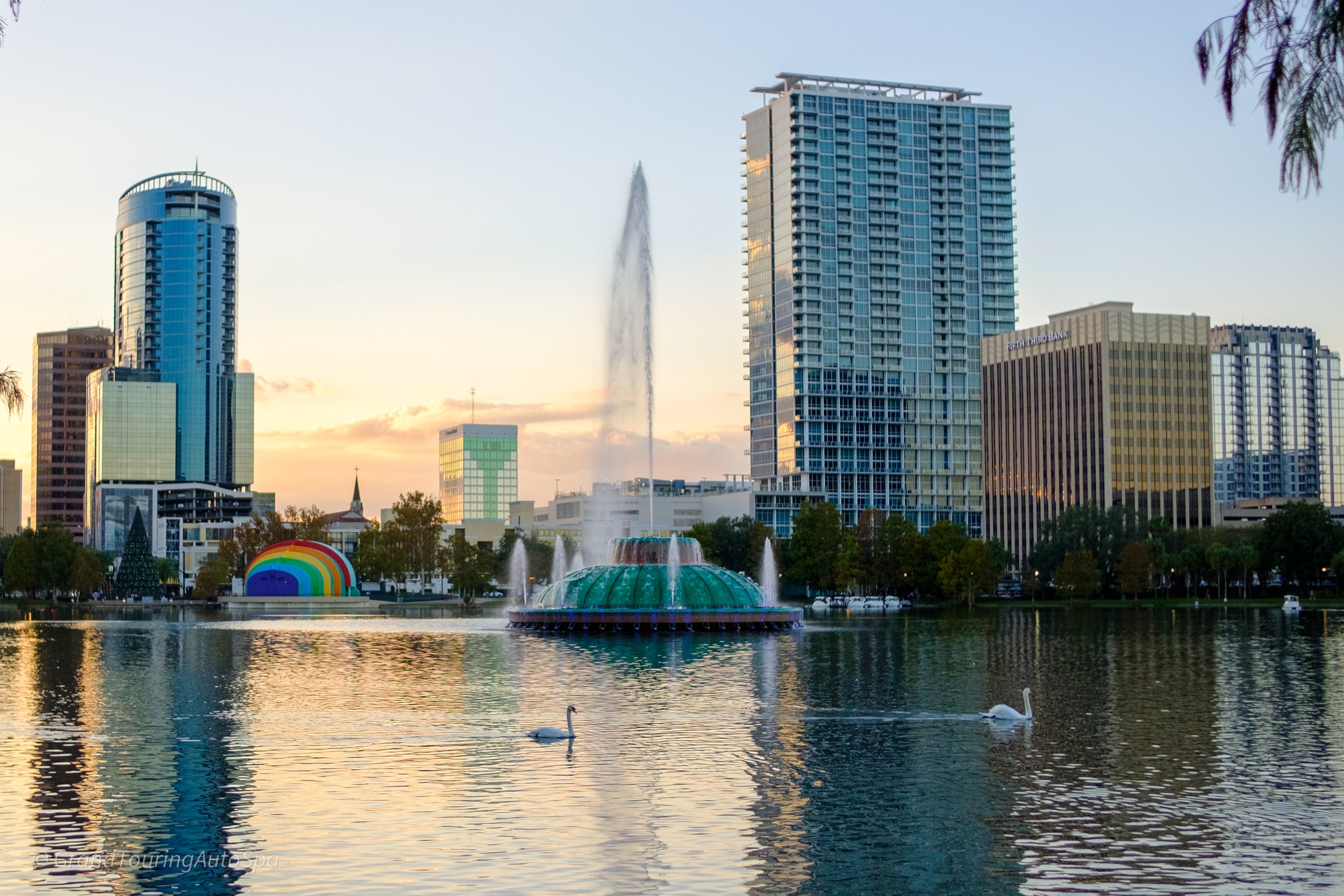 Downtown Orlando Skyline - mobile detailing services in Orlando, Florida