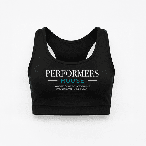 Performers House racerback crop top front