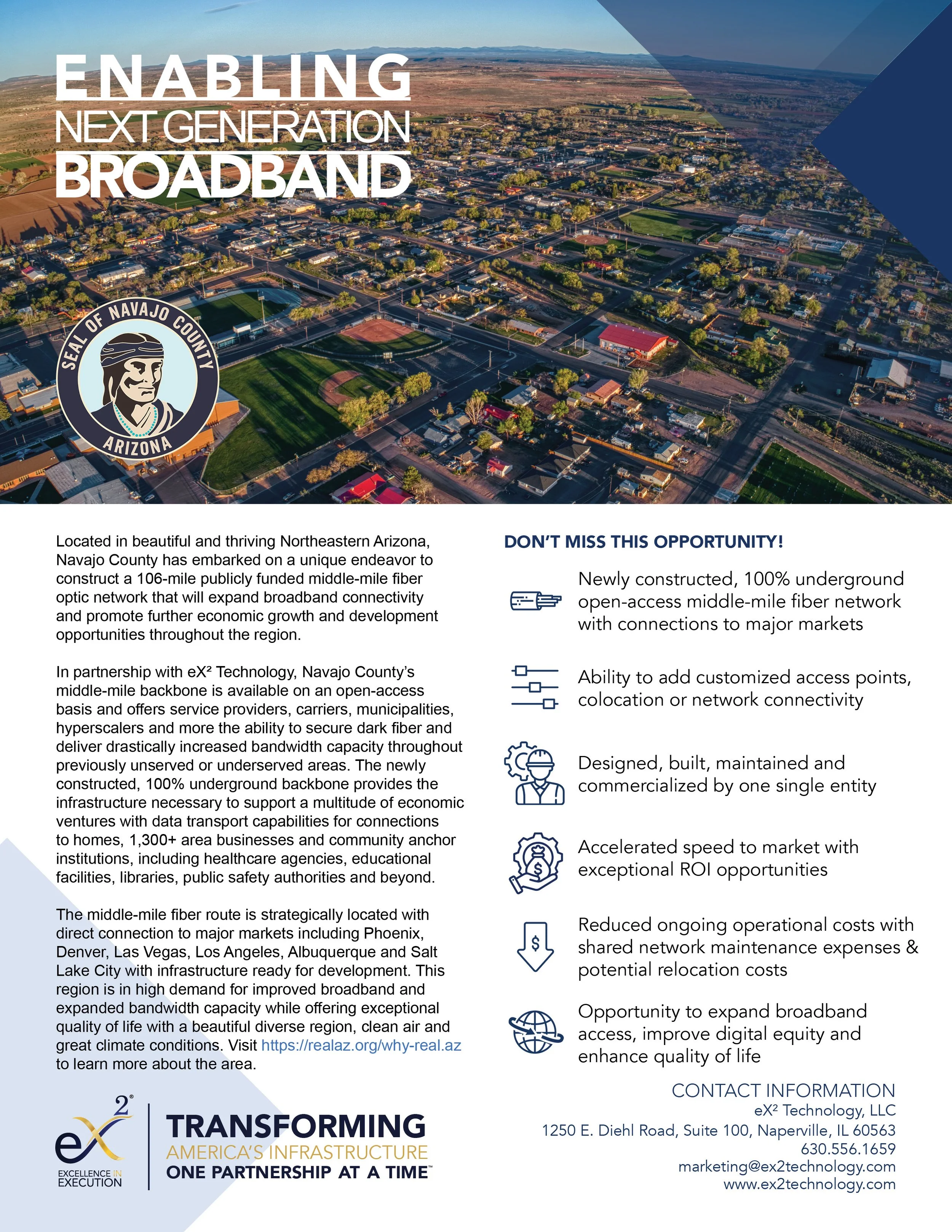 Navajo County Commercialization Brochure