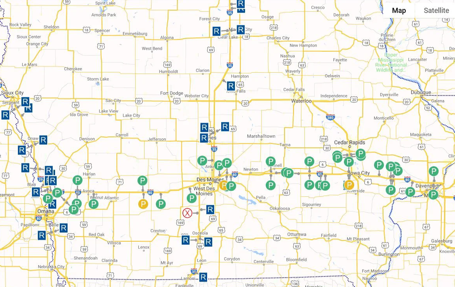 eX² Technology Launches Ground-Breaking Smart Truck Parking System for Iowa Department of Transportation
