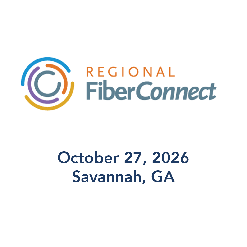 Event logo for Regional FiberConnect, held on October 27, 2026, in Savannah, Georgia.