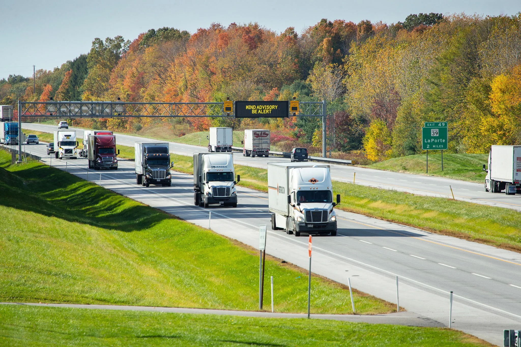 Indiana Toll Road dark fiber route