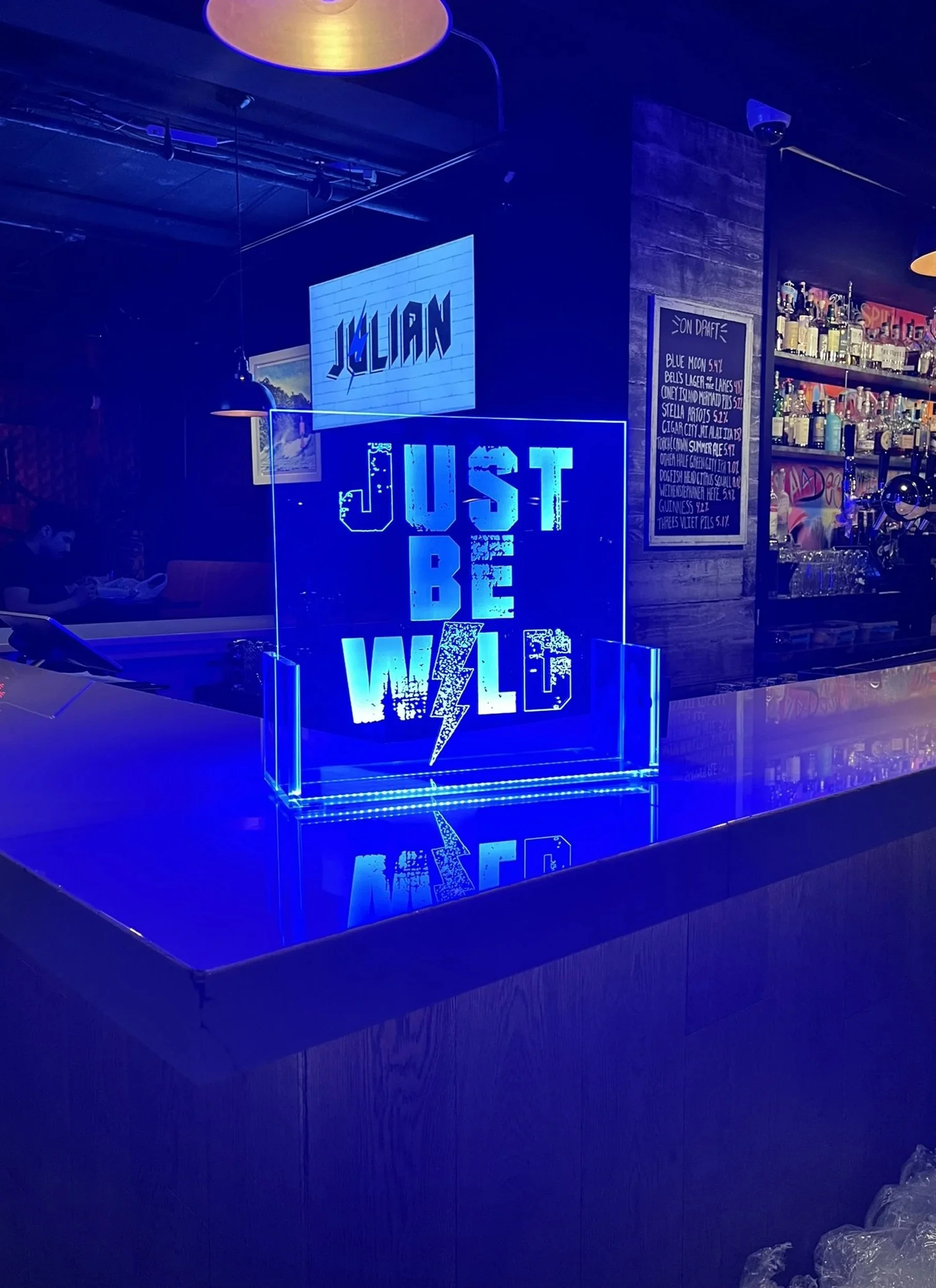 Custom large LED centerpieces. 