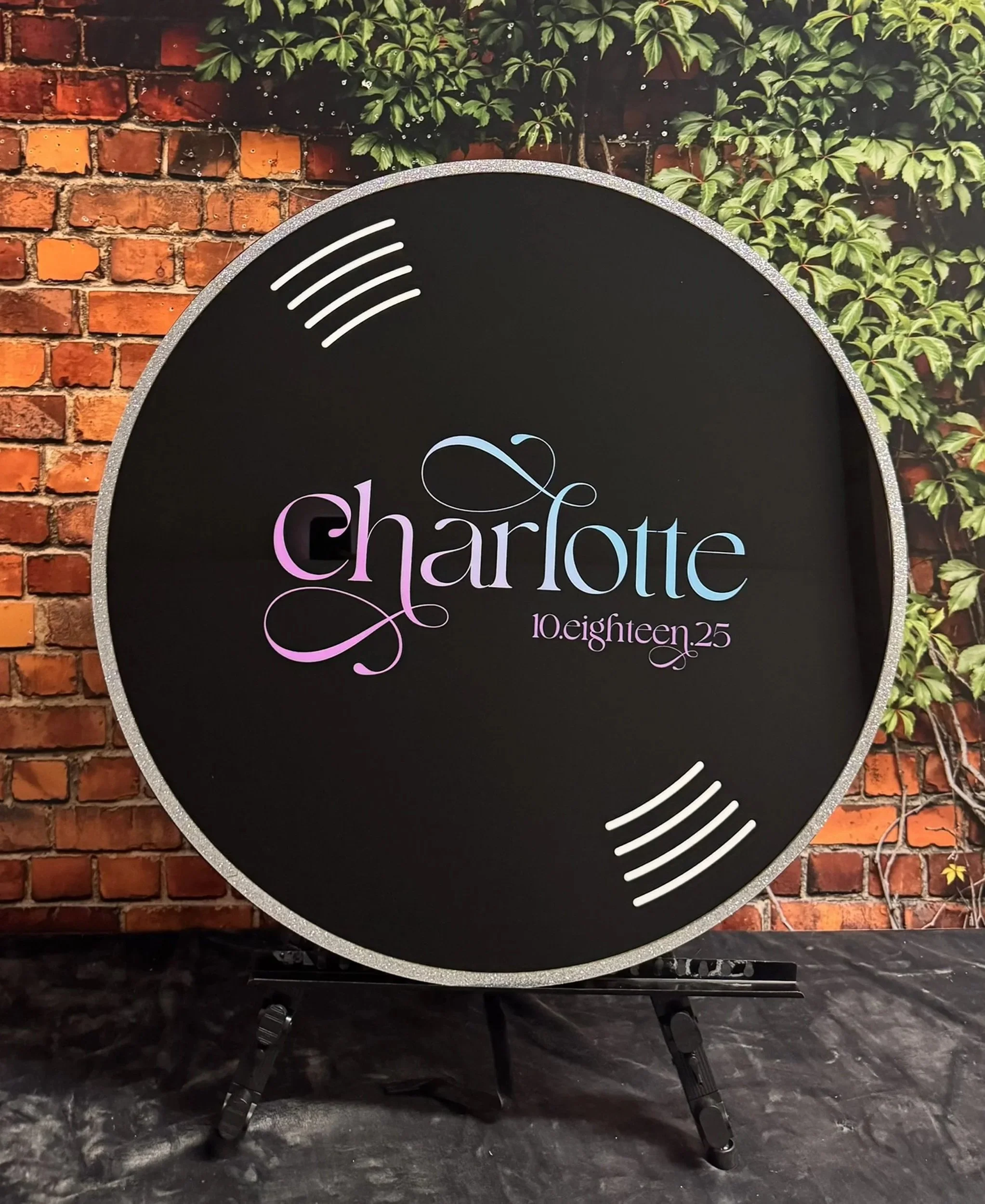 Charlotte+Purple+Blue+Ombre+Name+Vinyl+Record+Black+Round+Board+Blank.jpg