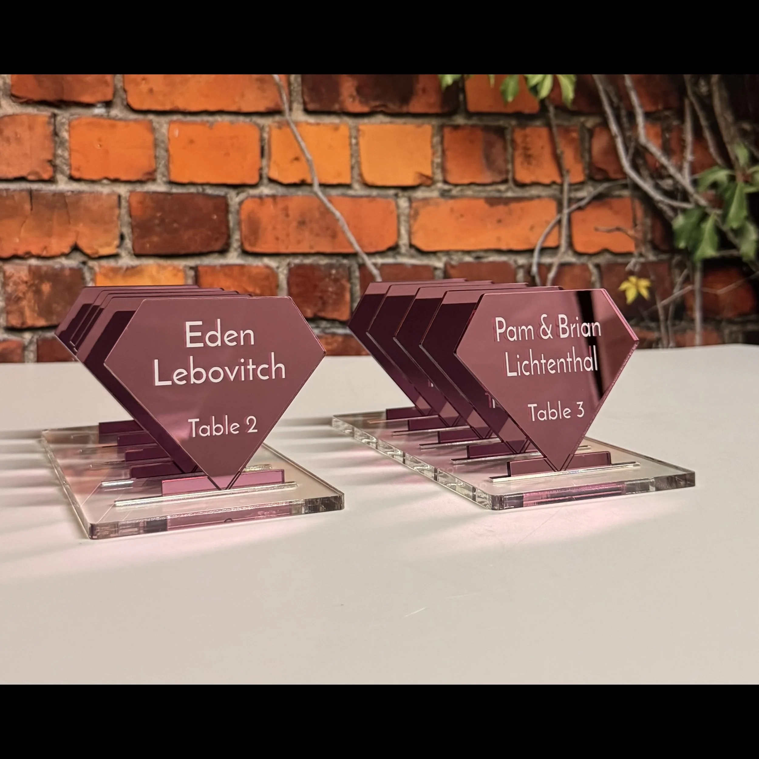 Pink Mirror Diamond Place Cards.jpg