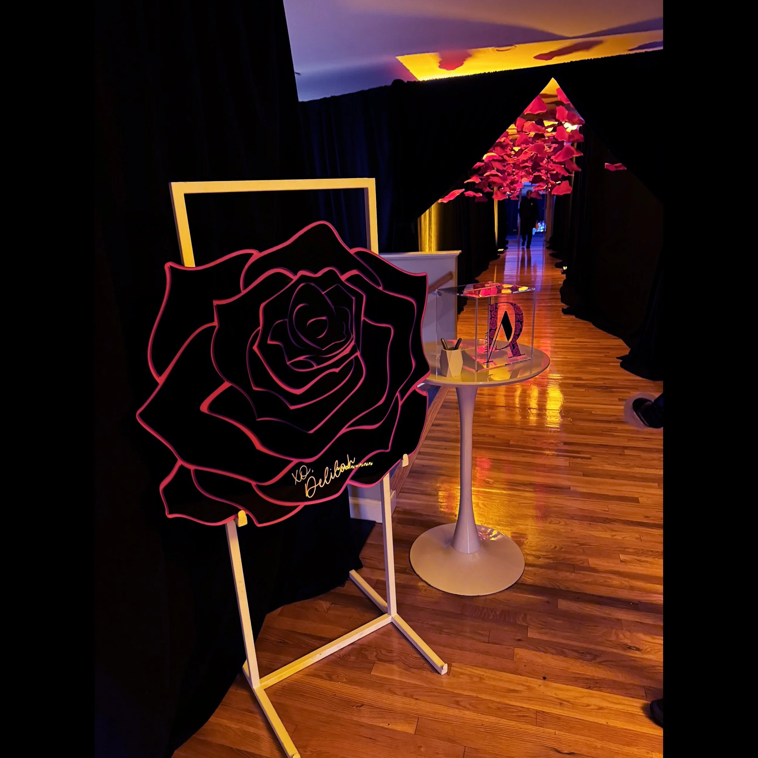 Delilah Black Pink Rose Board Blank.jpg