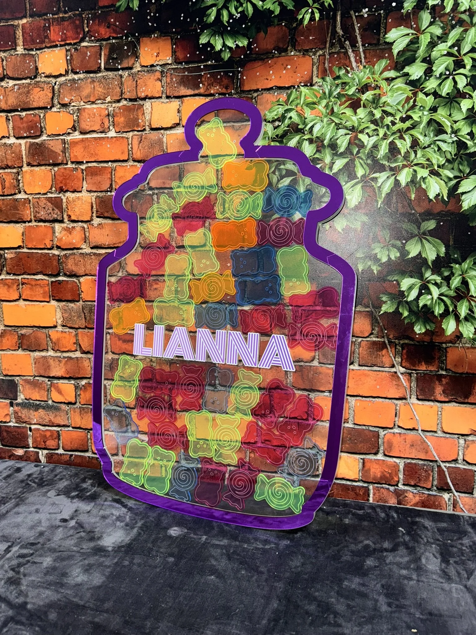 Candy Jar Drop Box_Neon fluorescent pieces_Sweets_Sugar_Bat.JPEG