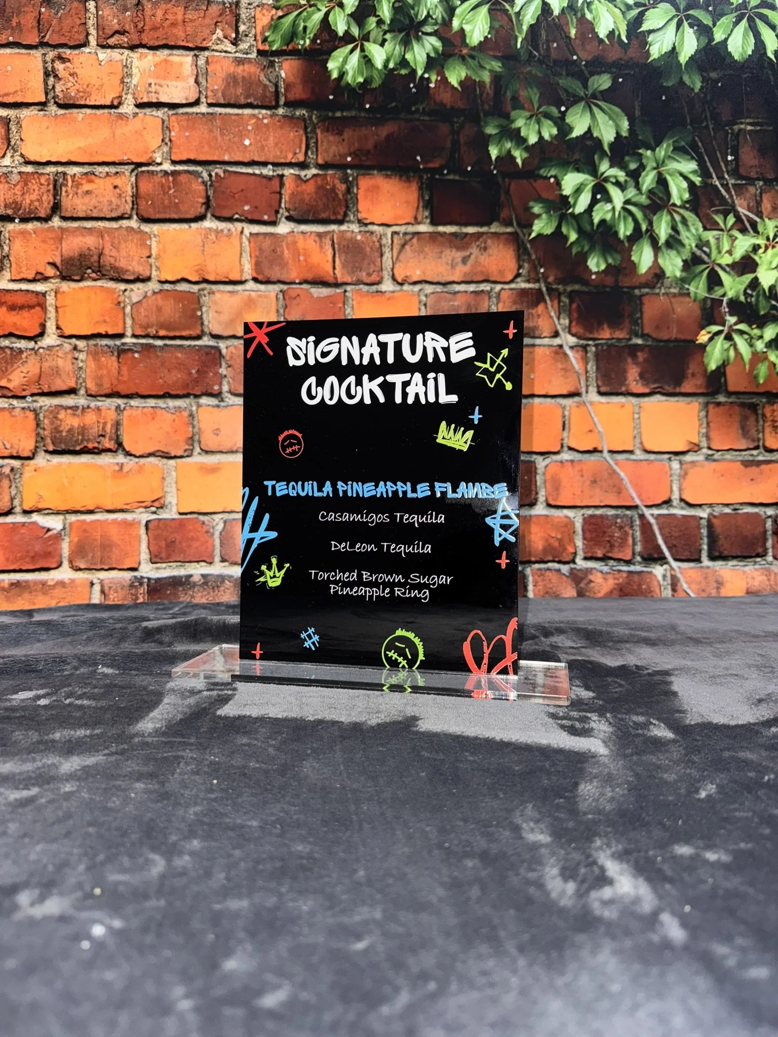 Graffiti Cocktail menu_Spray paint_Black_Blue_Red_Green_Bar.JPEG