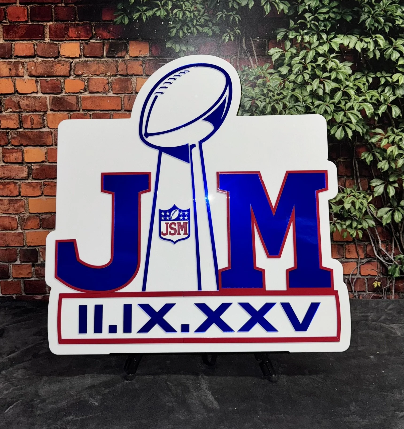 Football Sign in Board_Trophy_Blue and red mirror_Bar.JPEG
