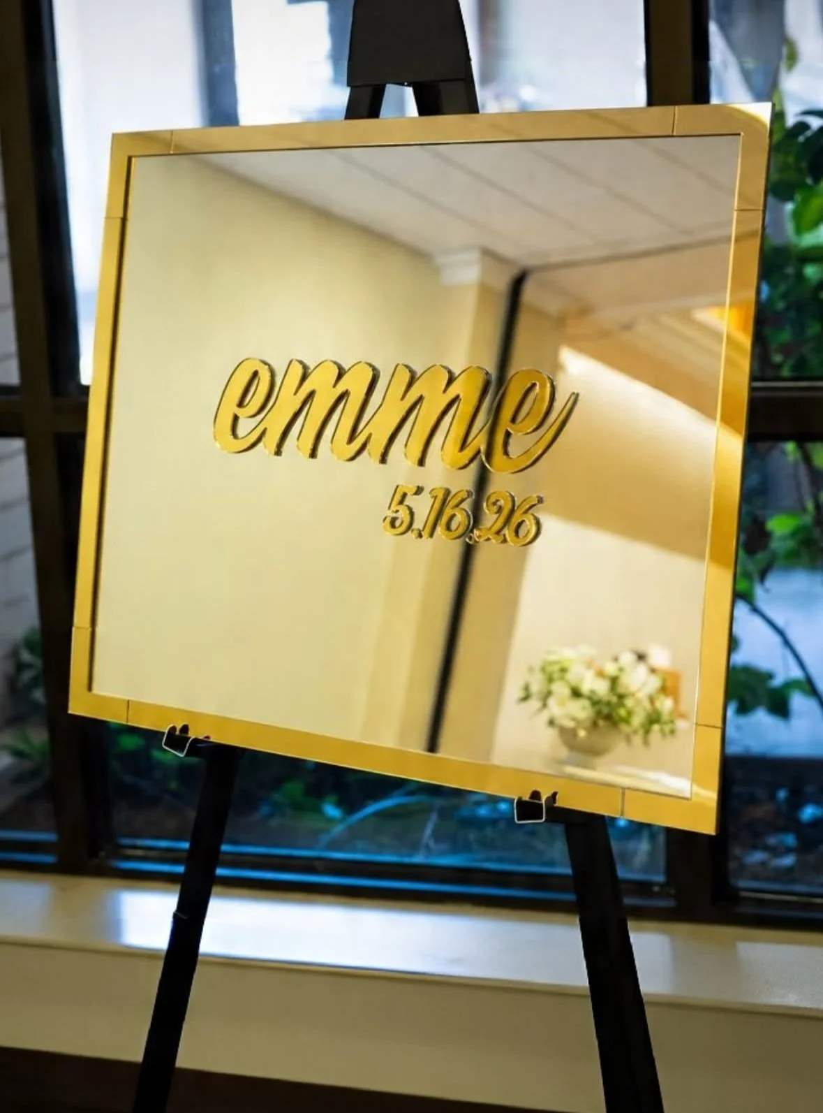 Mirrored Sign in Board_Silver and gold_Bat Mitzvah.jpg