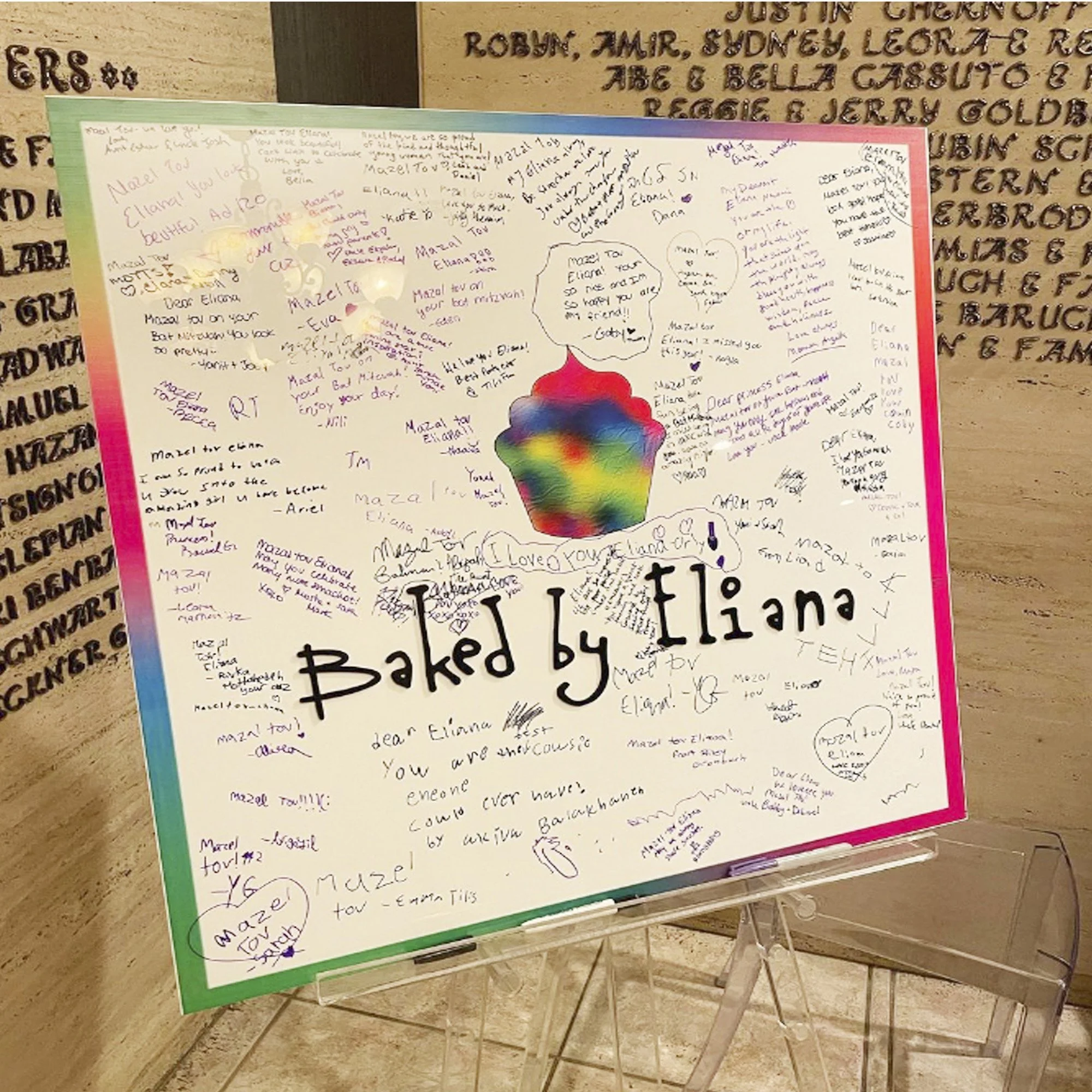 Eliana Cupcake Board.jpg