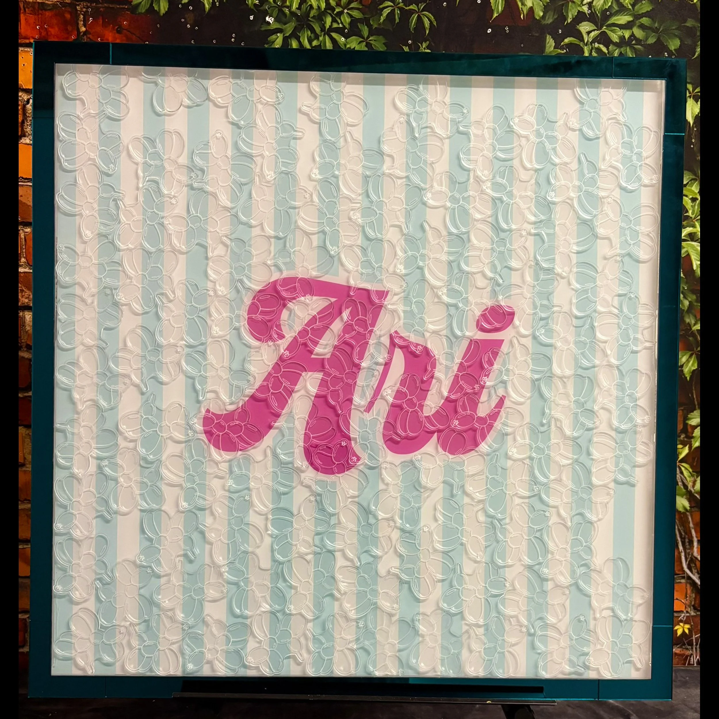 Ari Striped Drop Box Balloon Dogs Filled.jpg