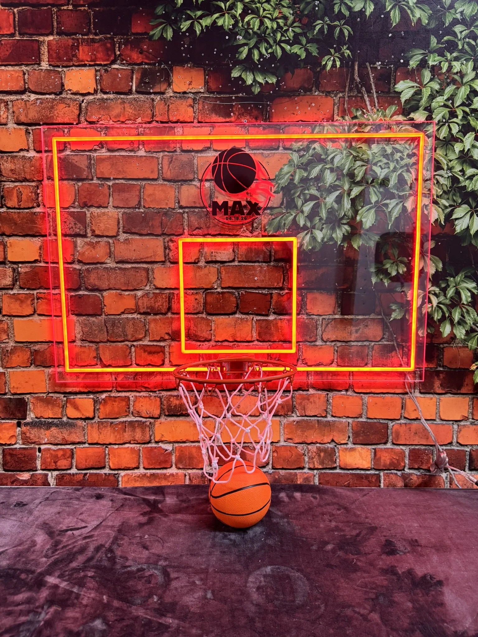 Basketball backboard_Hoop_Red neon_Sports_Bar Mitzvah.JPEG