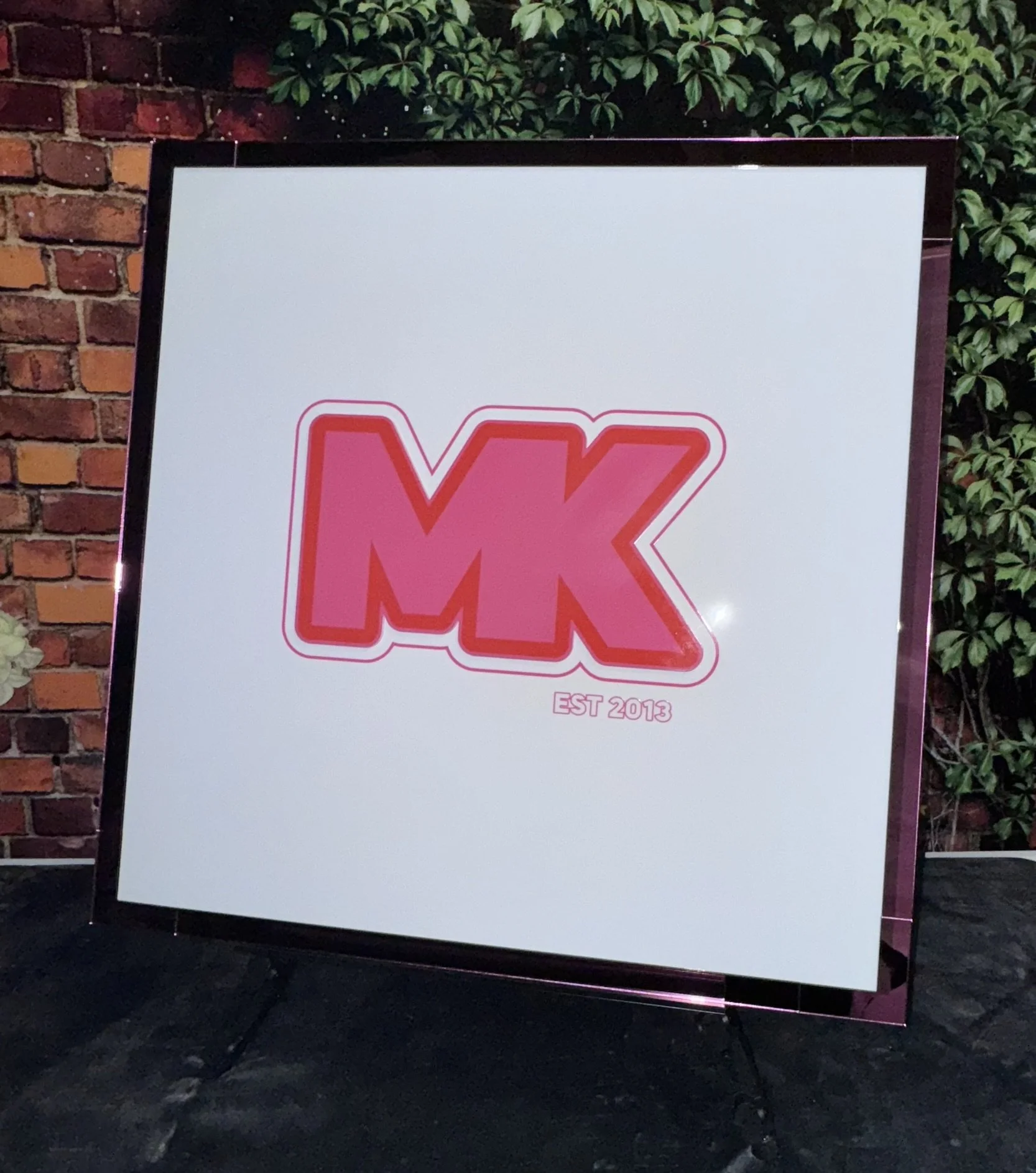 White Sign In Board_Pink Mirror_Red_Initials_Bat.JPEG