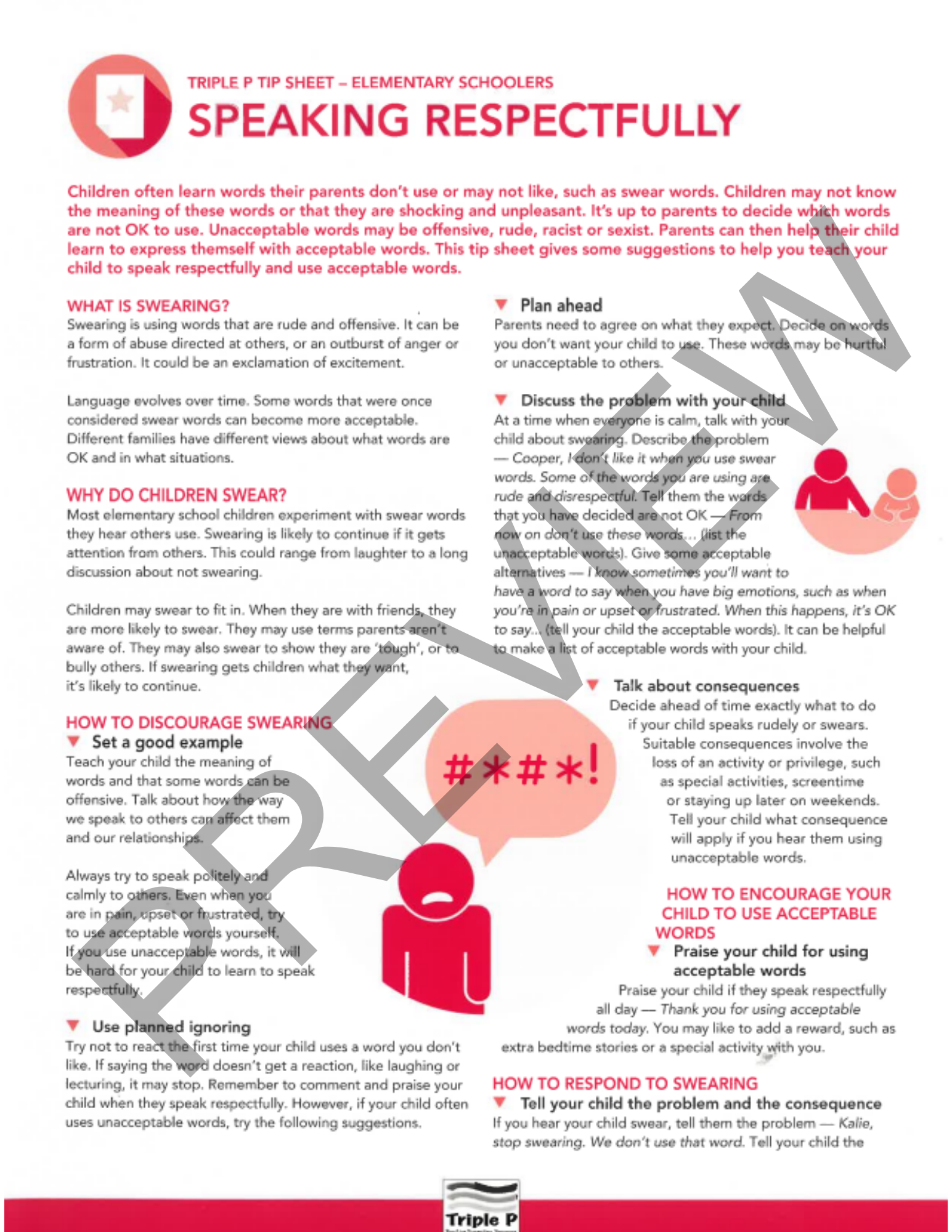 Speaking Respectfully | Swearing
