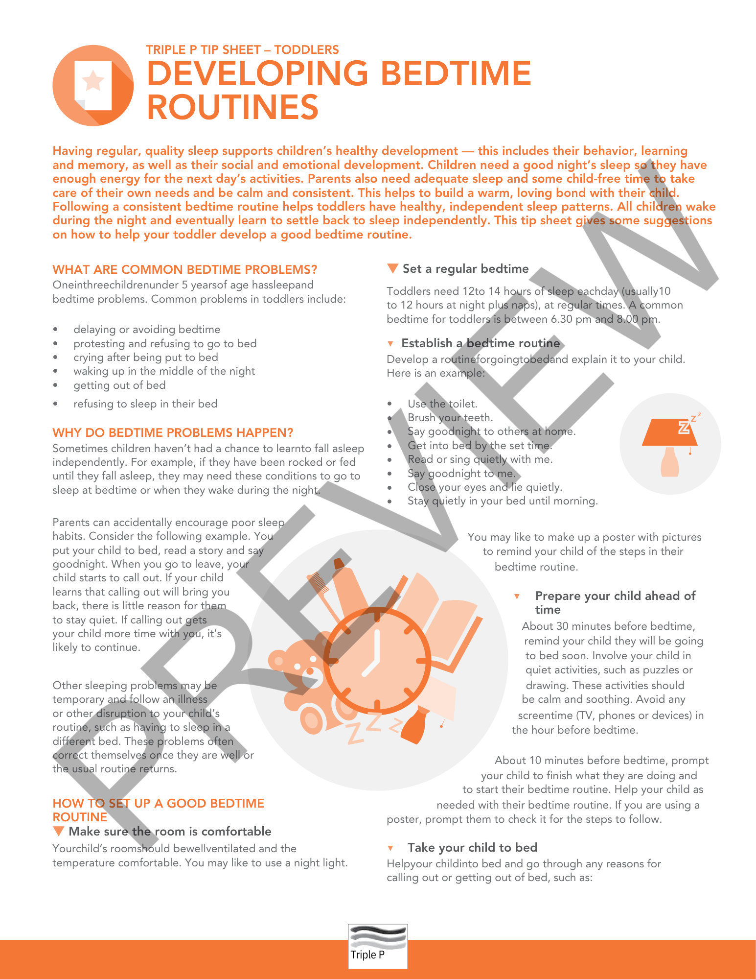 Developing Bedtime Routines | Bedtime Problems