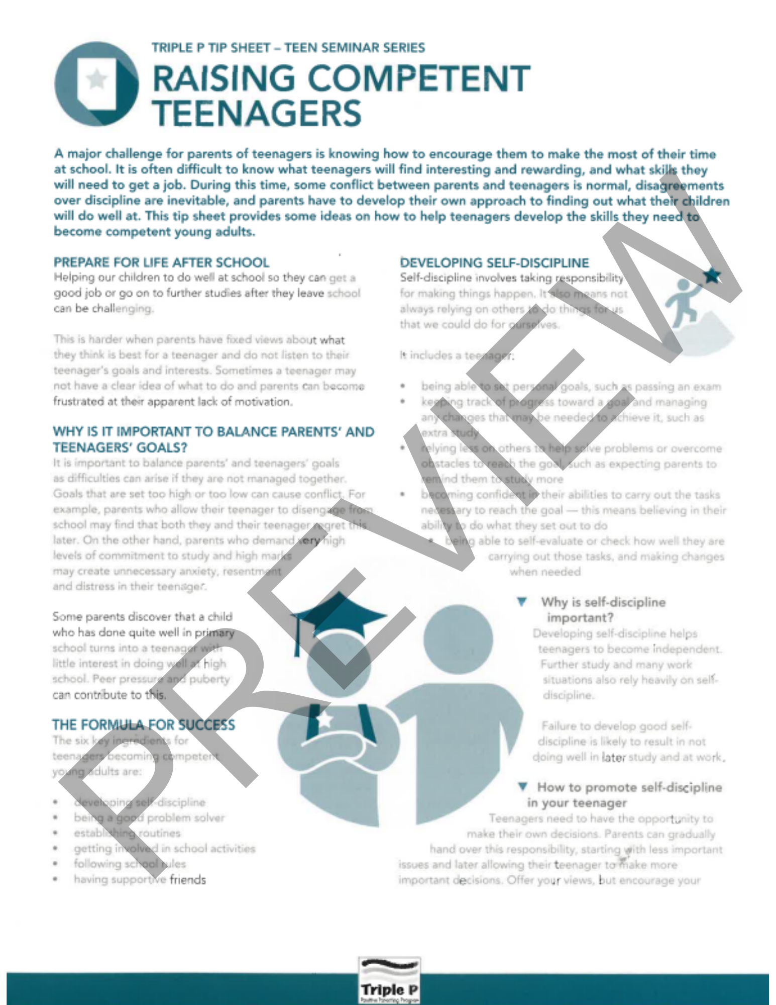 Selected Seminar Teen Series: Raising Competent Teenagers