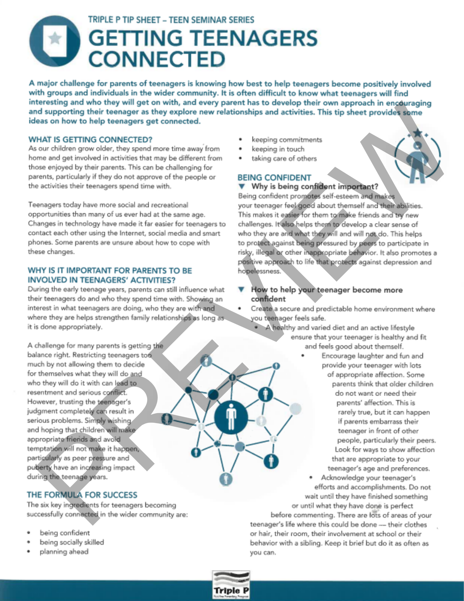 Selected Seminar Teen Series: Getting Teenagers Connected