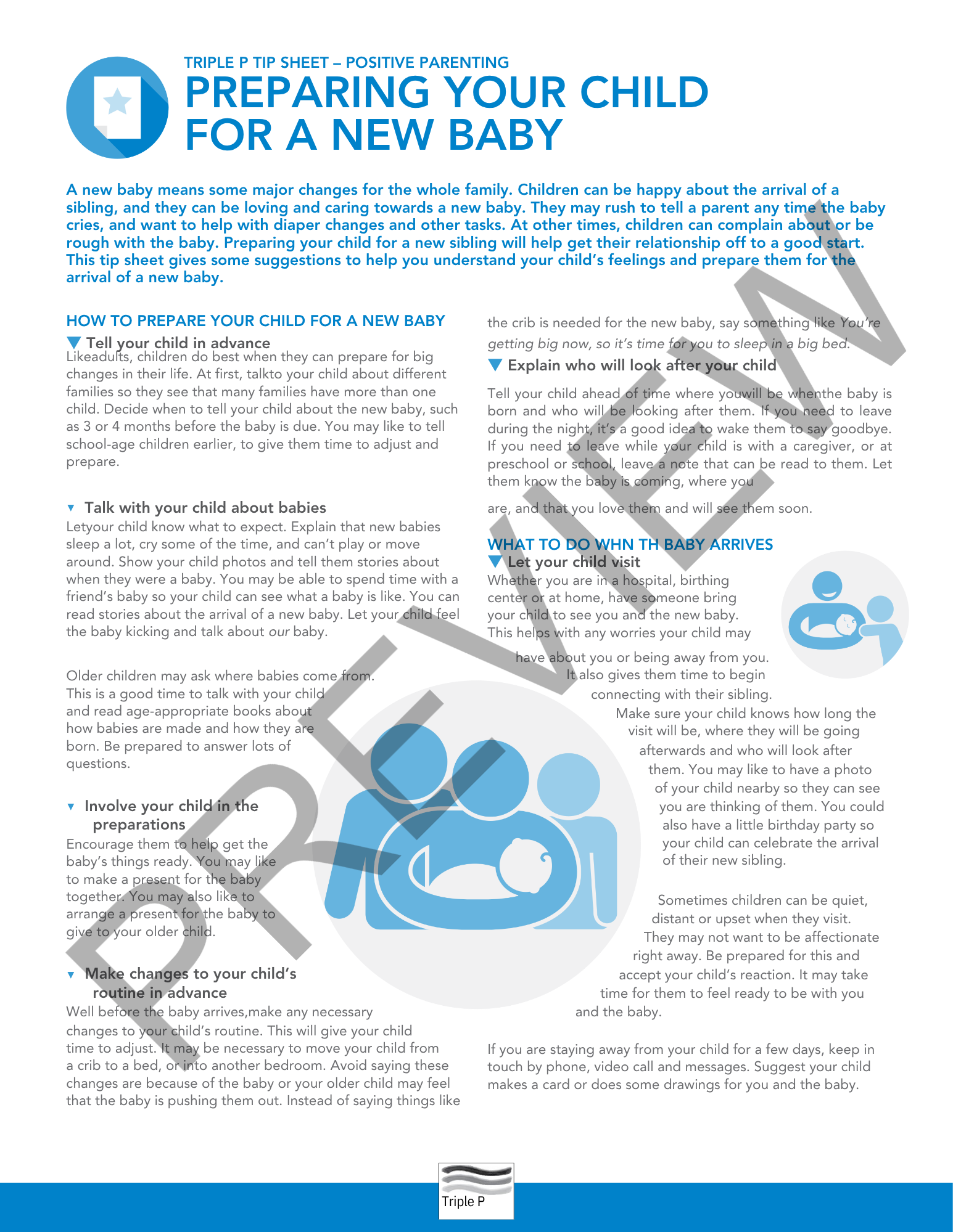 Preparing Your Child for a New Baby