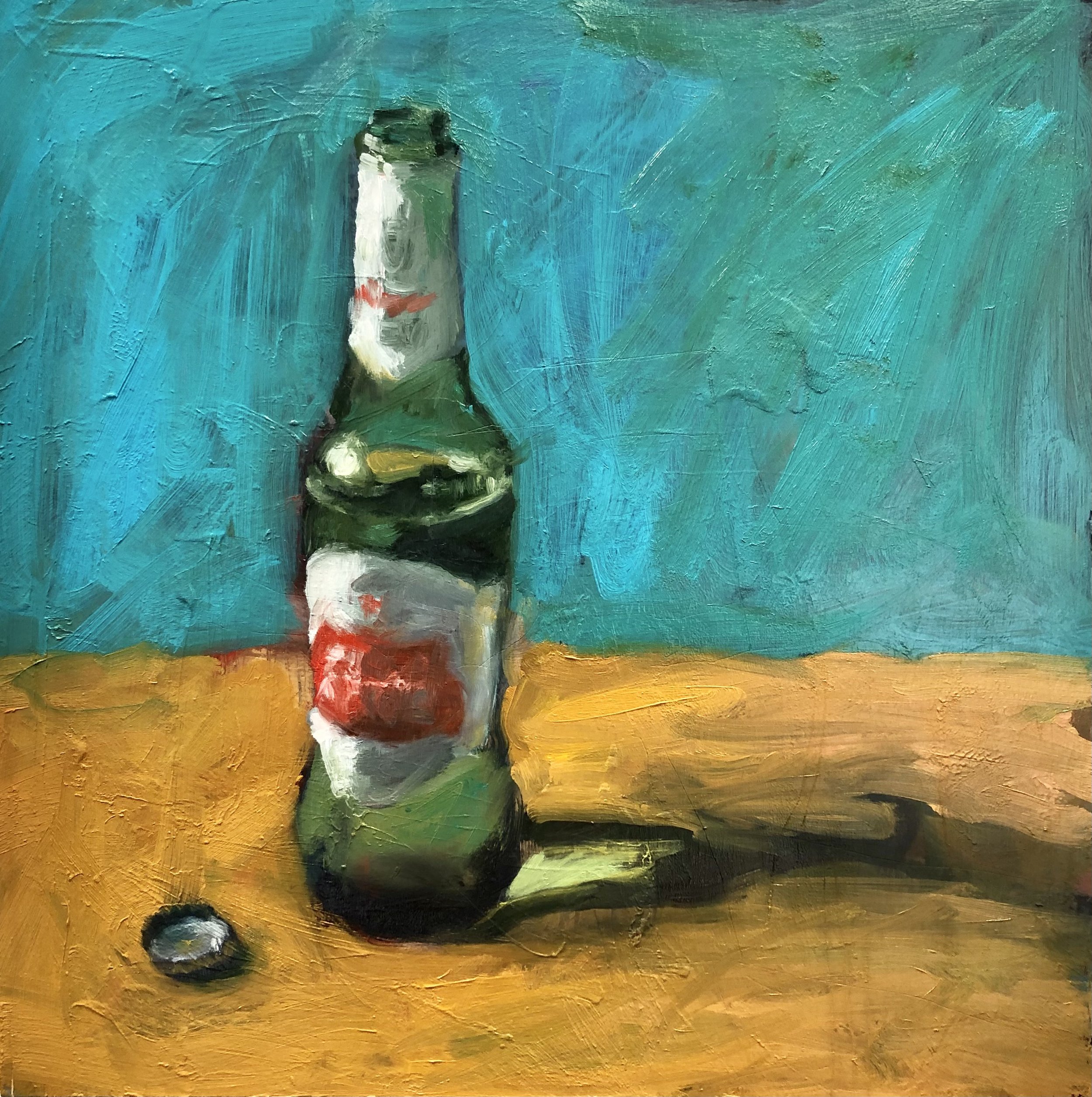 Stella!!  12" x 12" oil on wood panel