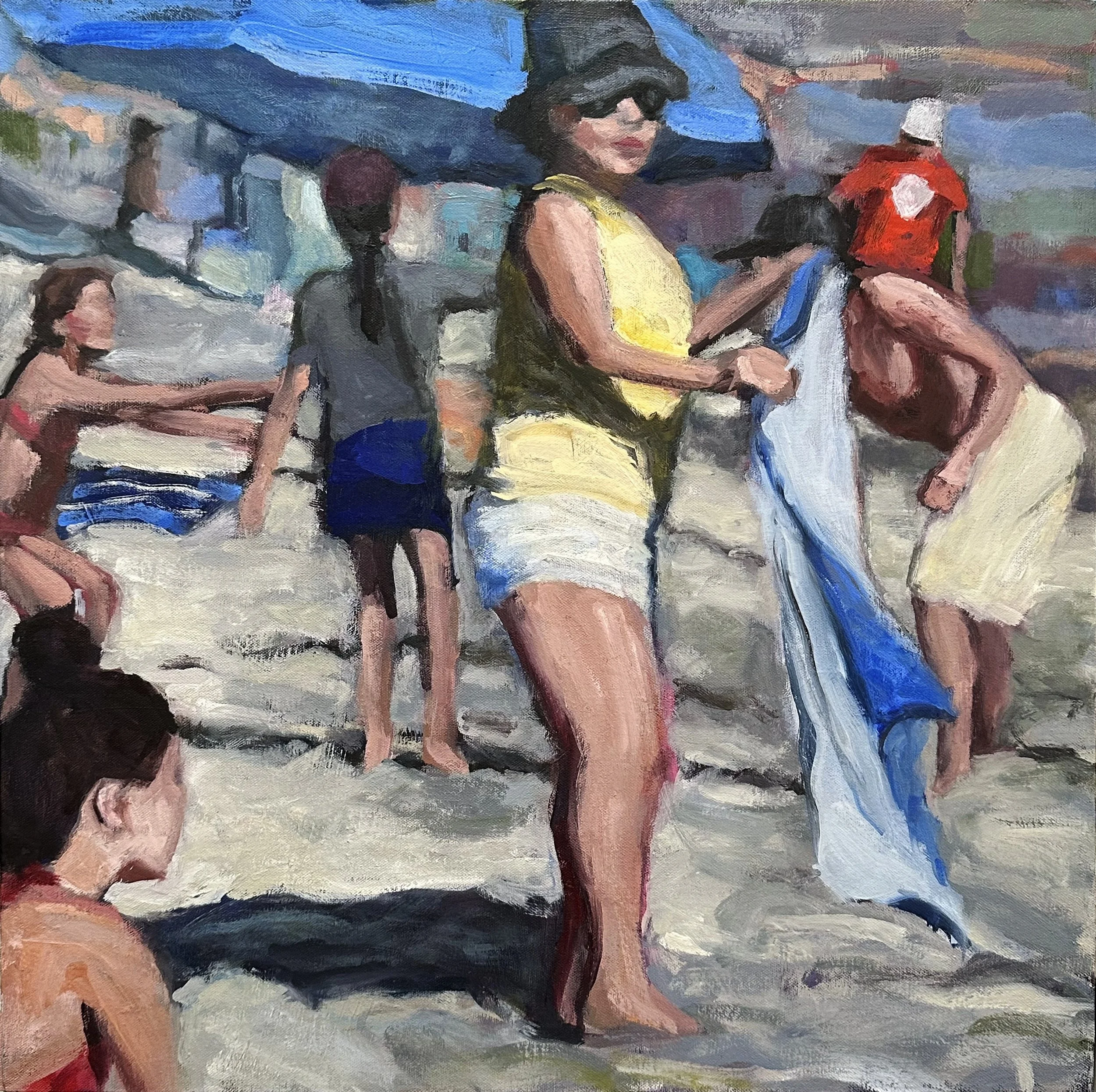 Taking a Moment  24" x 24" oil on canvas