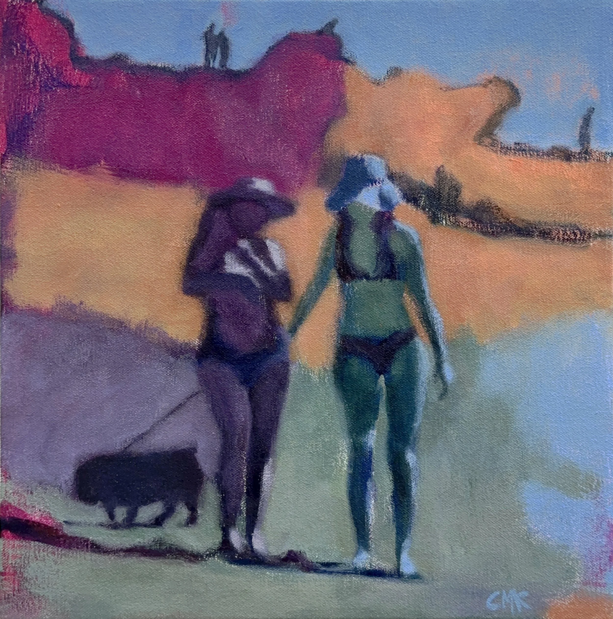 Dog Day Afternoon  12" x 12" oil on canvas