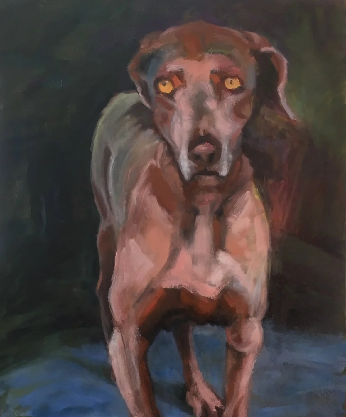 Dear Old Guy  24" x 20"  oil on canvas 2018
