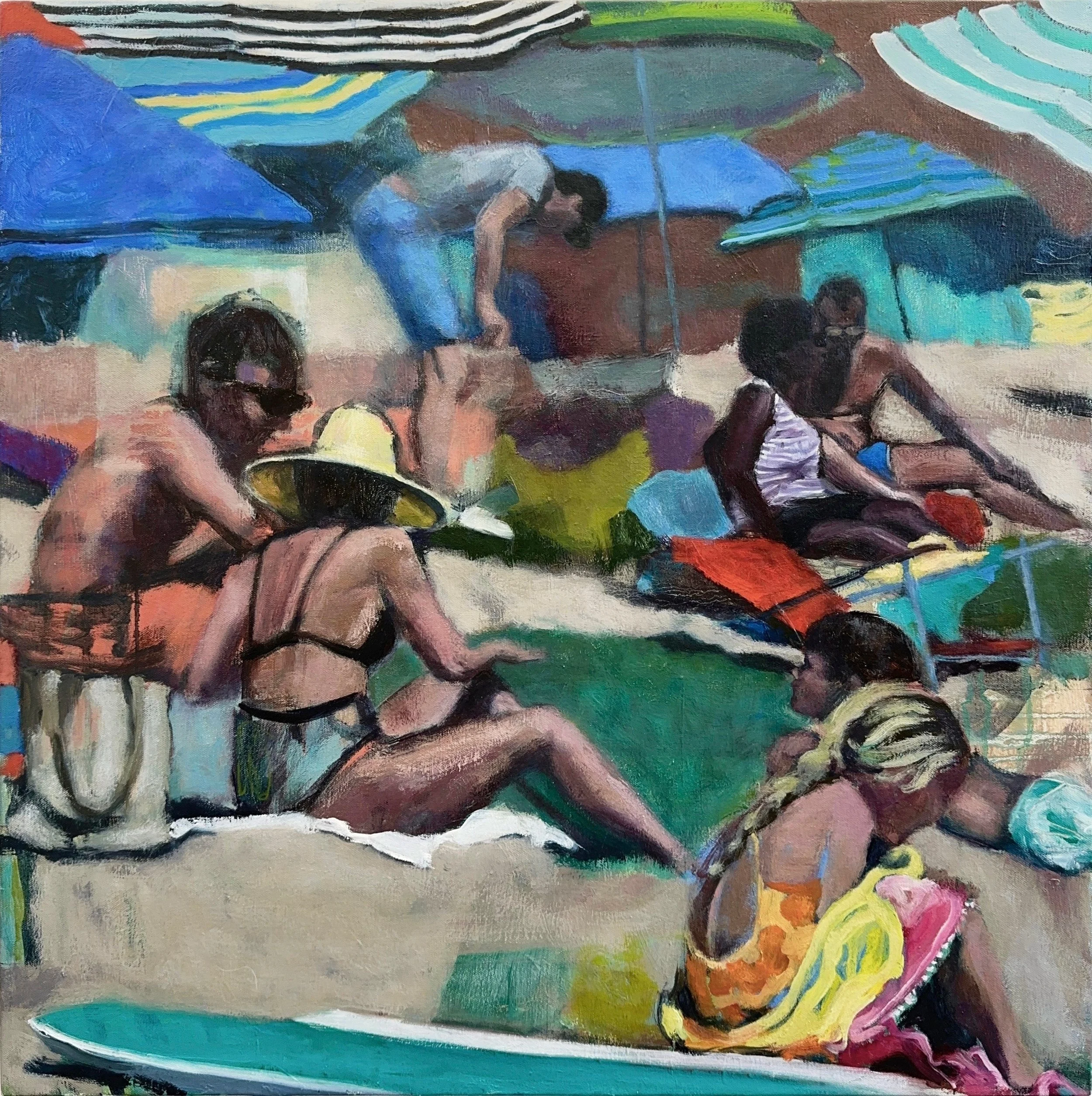 Everybody Saw the Sunshine  24" x 24" oil on canvas