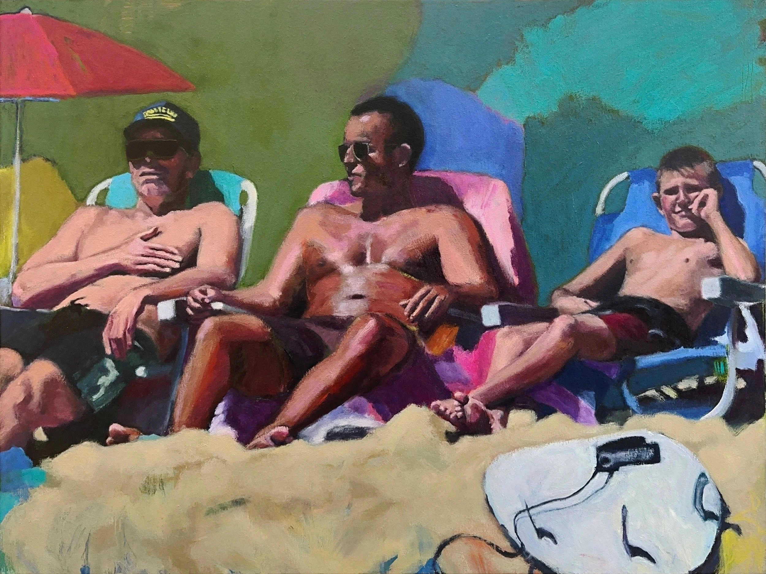  Sun King  30" x 40" oil on canvas