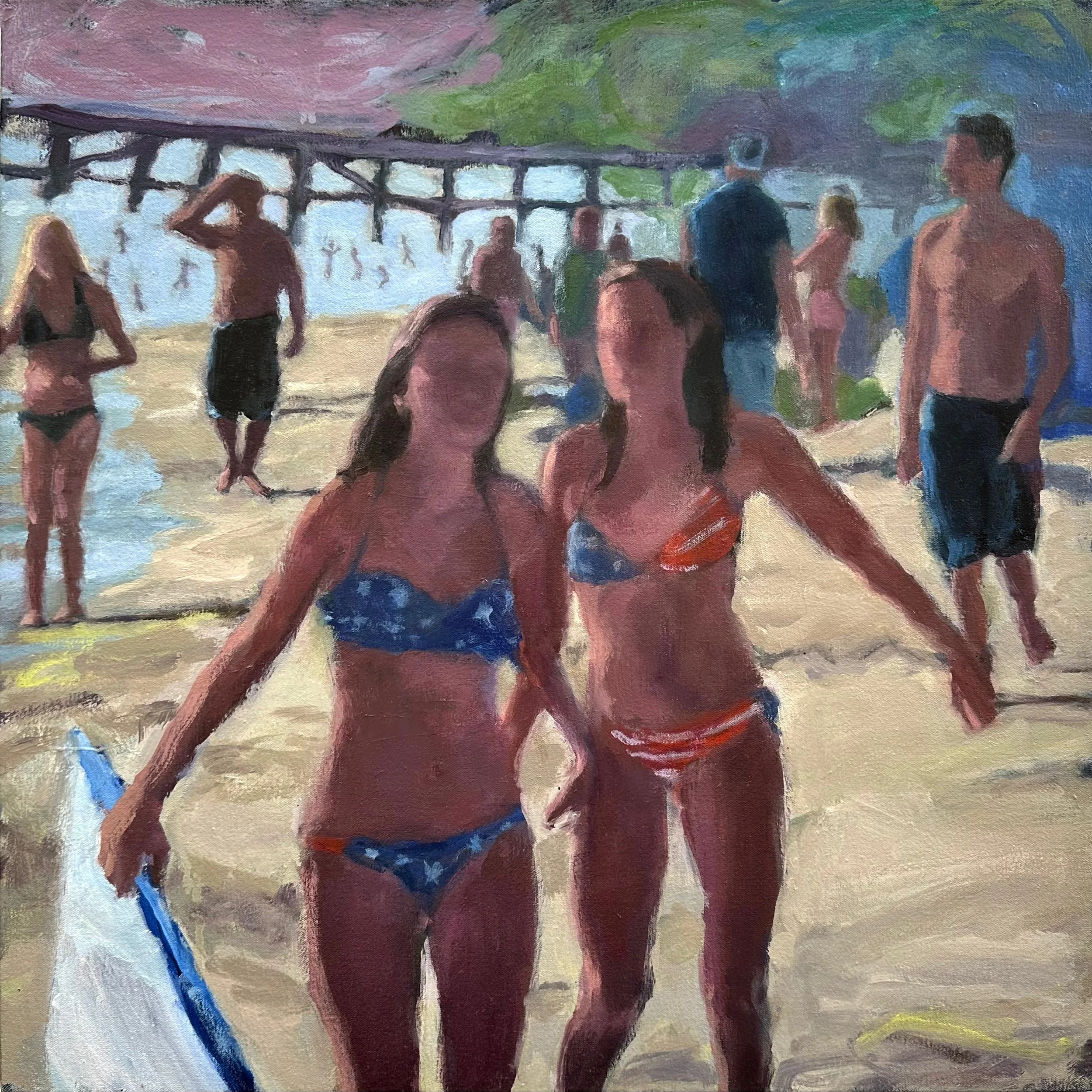 Fourth of July  24" x 24" oil on canvas
