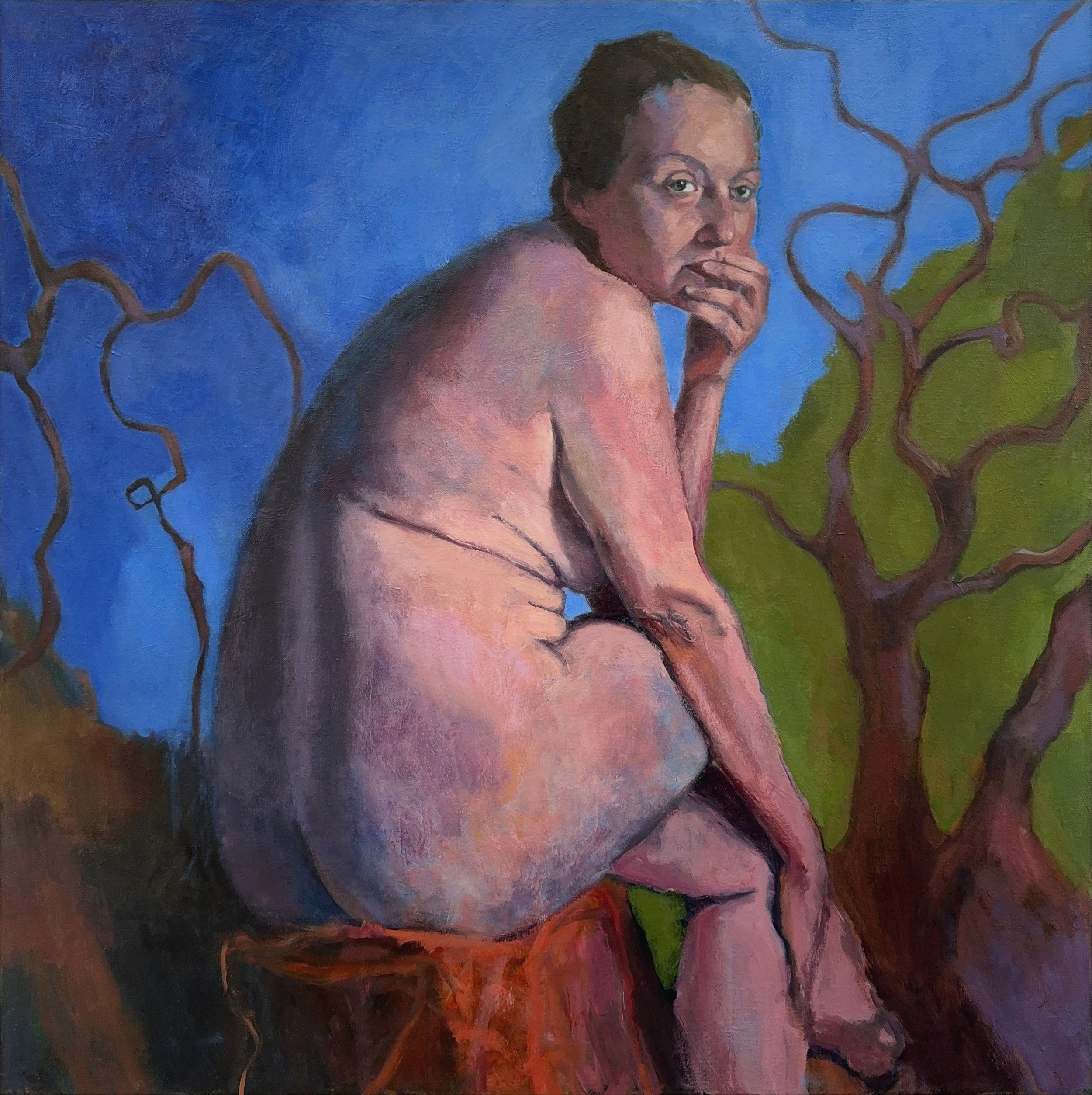Manzanita Queen  36" x 36" oil on canvas