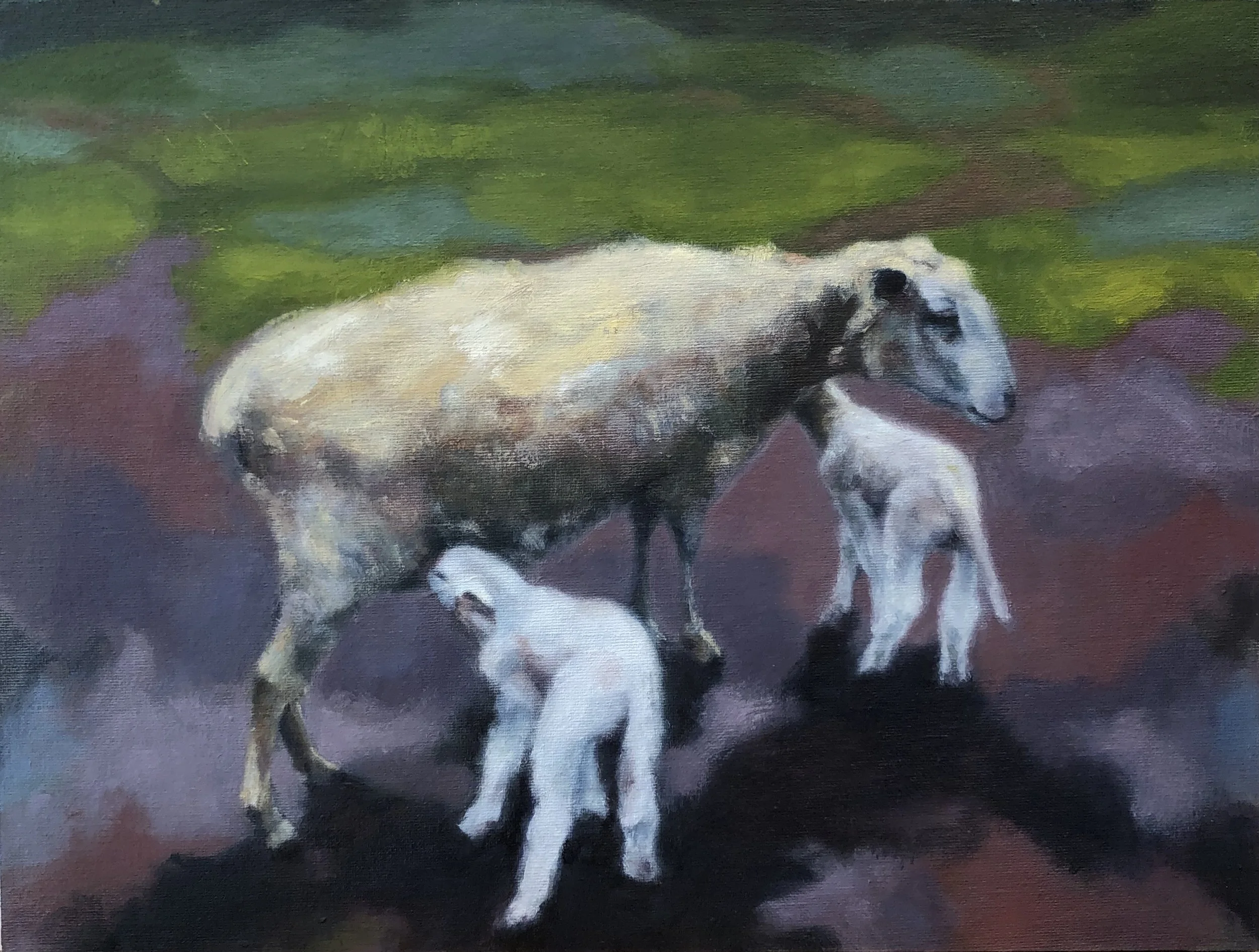 Mama  12" x 16"  oil on canvas panel  2020