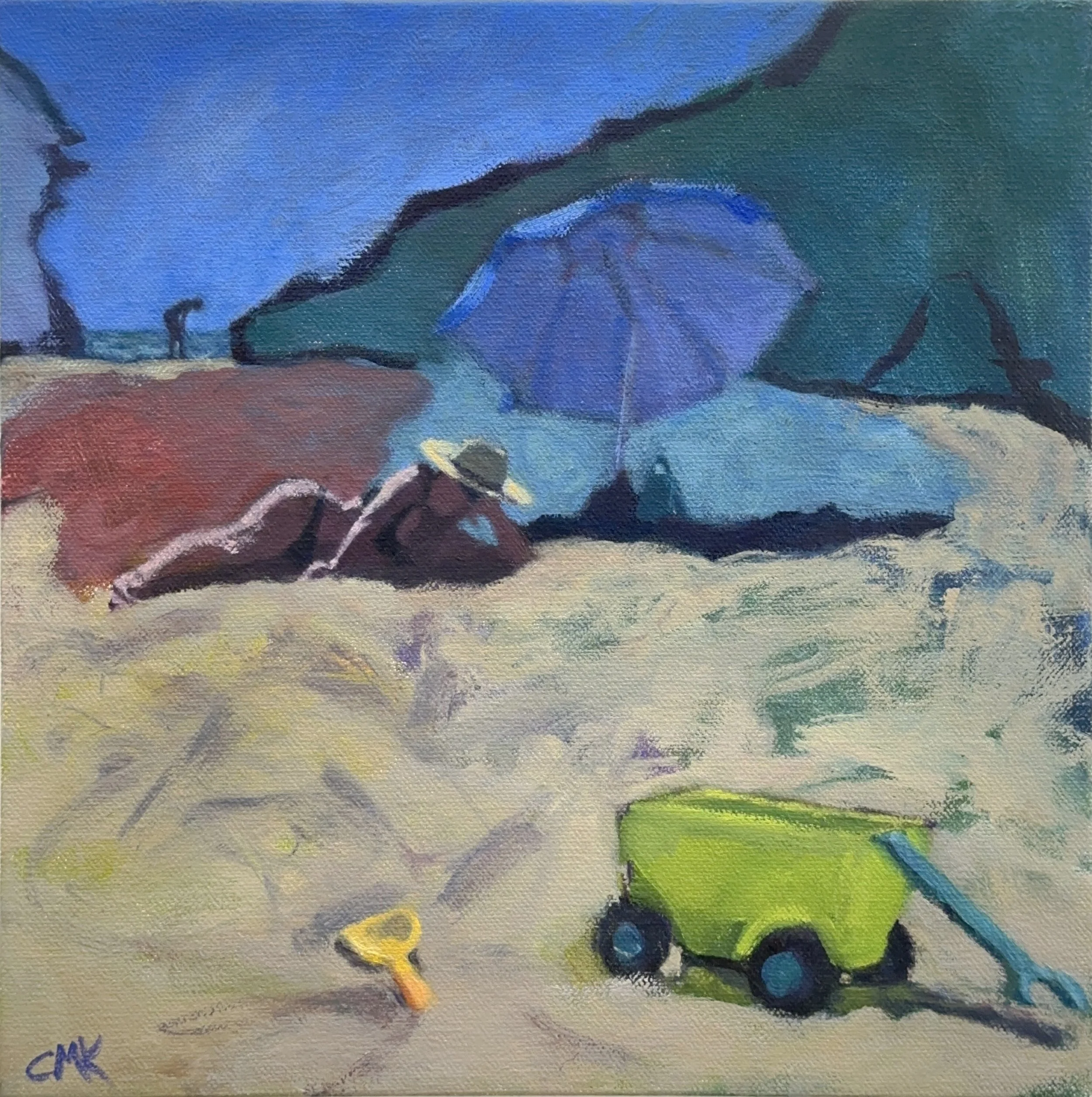 The Livin' is Easy  10" x 10" oil on canvas