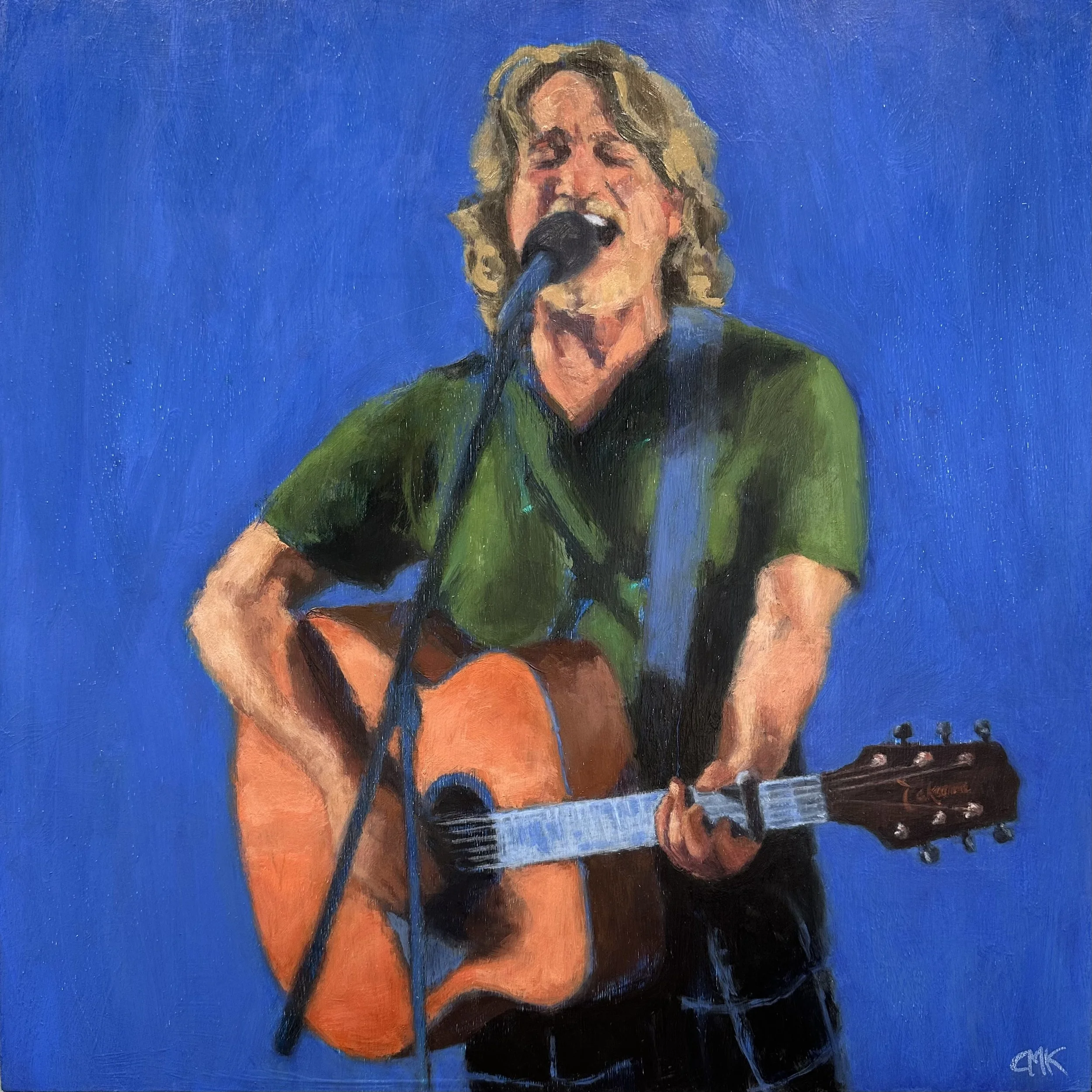 Jason Feddy  12" x 12'  oil on wood panel