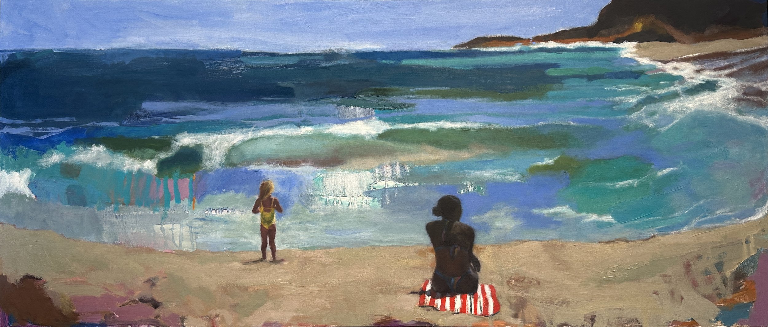 Reverie for Katy  24" x 56" oil on canvas