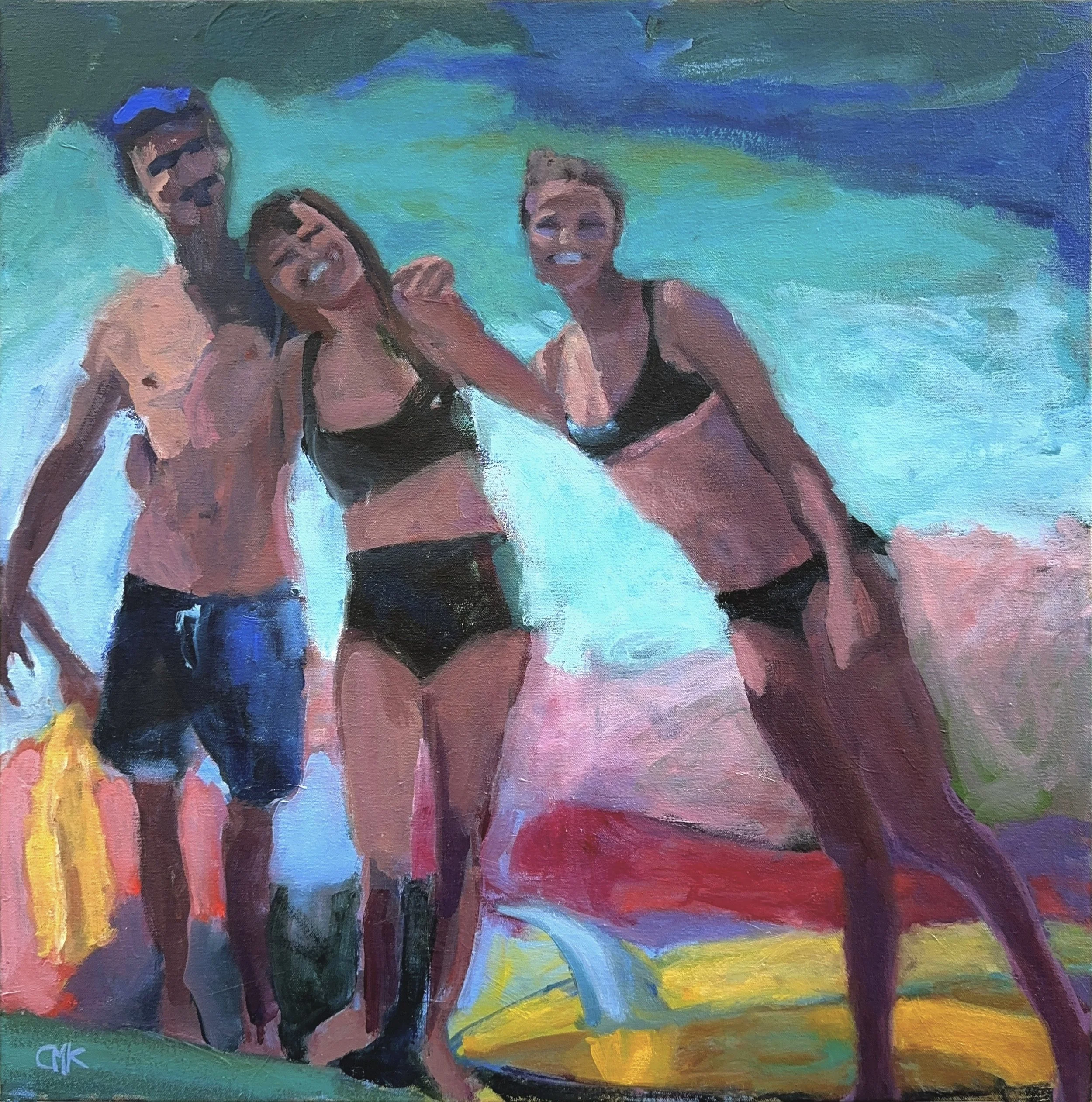 Best Day Ever. 24" x 24" oil on canvas