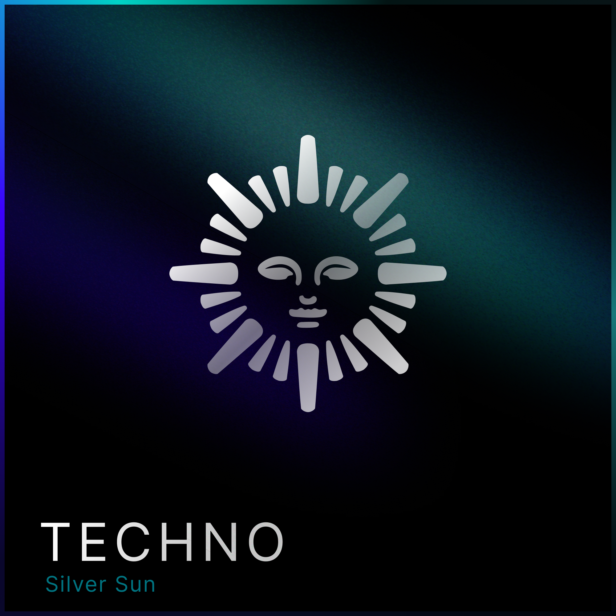 Silver Sun playlist artwork for the Techno playlist.