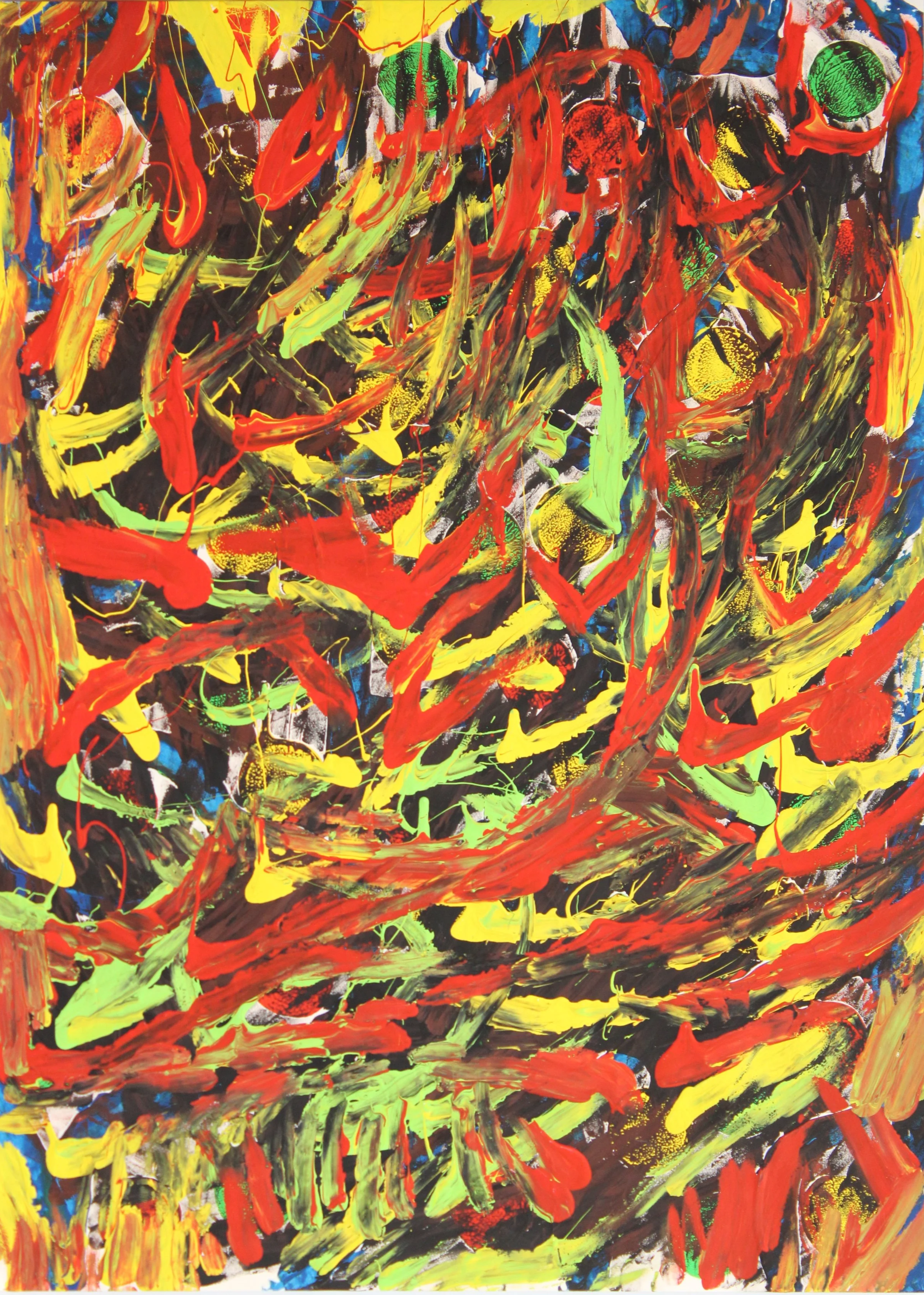 Urwald: 2014 - 2019 | 50 x 70 cm | Gouache auf Papier | CHF 780.-