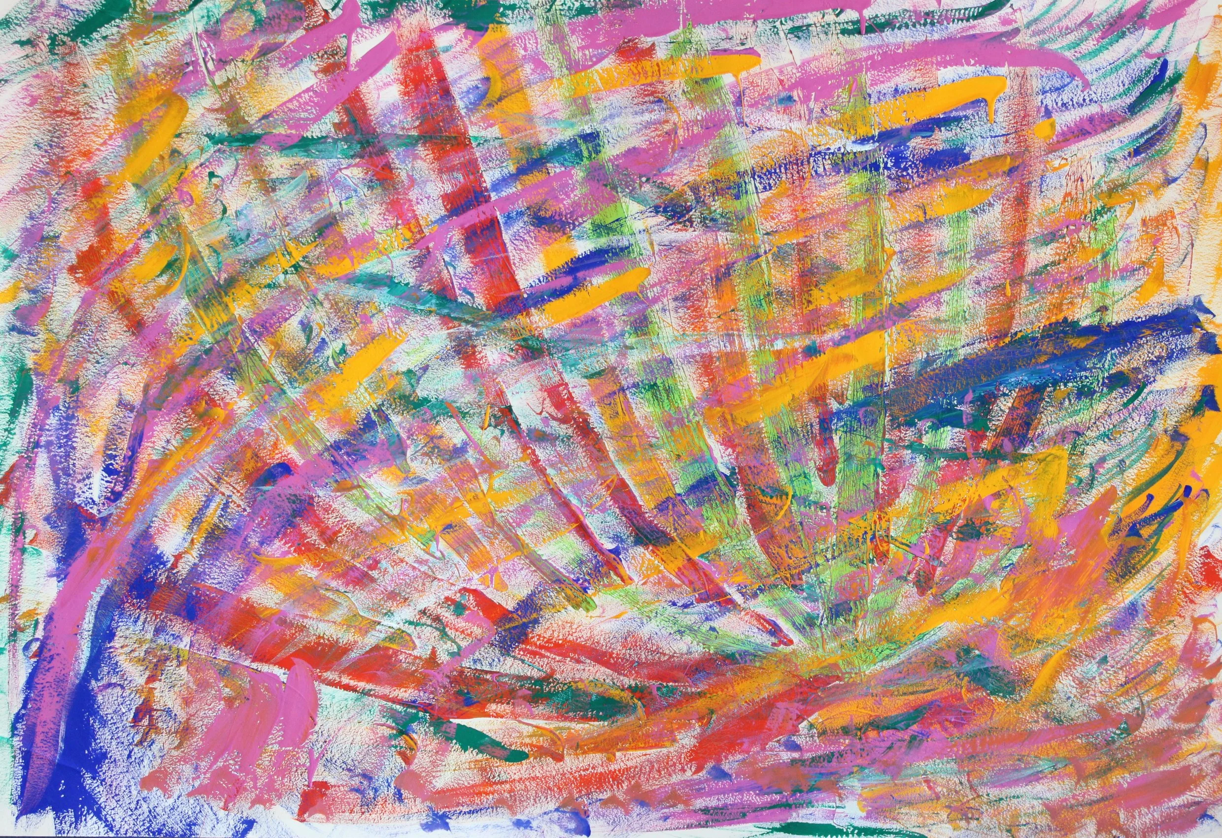 Auge: 2014 - 2019  | 70 x 100 cm  | Gouache auf Papier | CHF 890.-