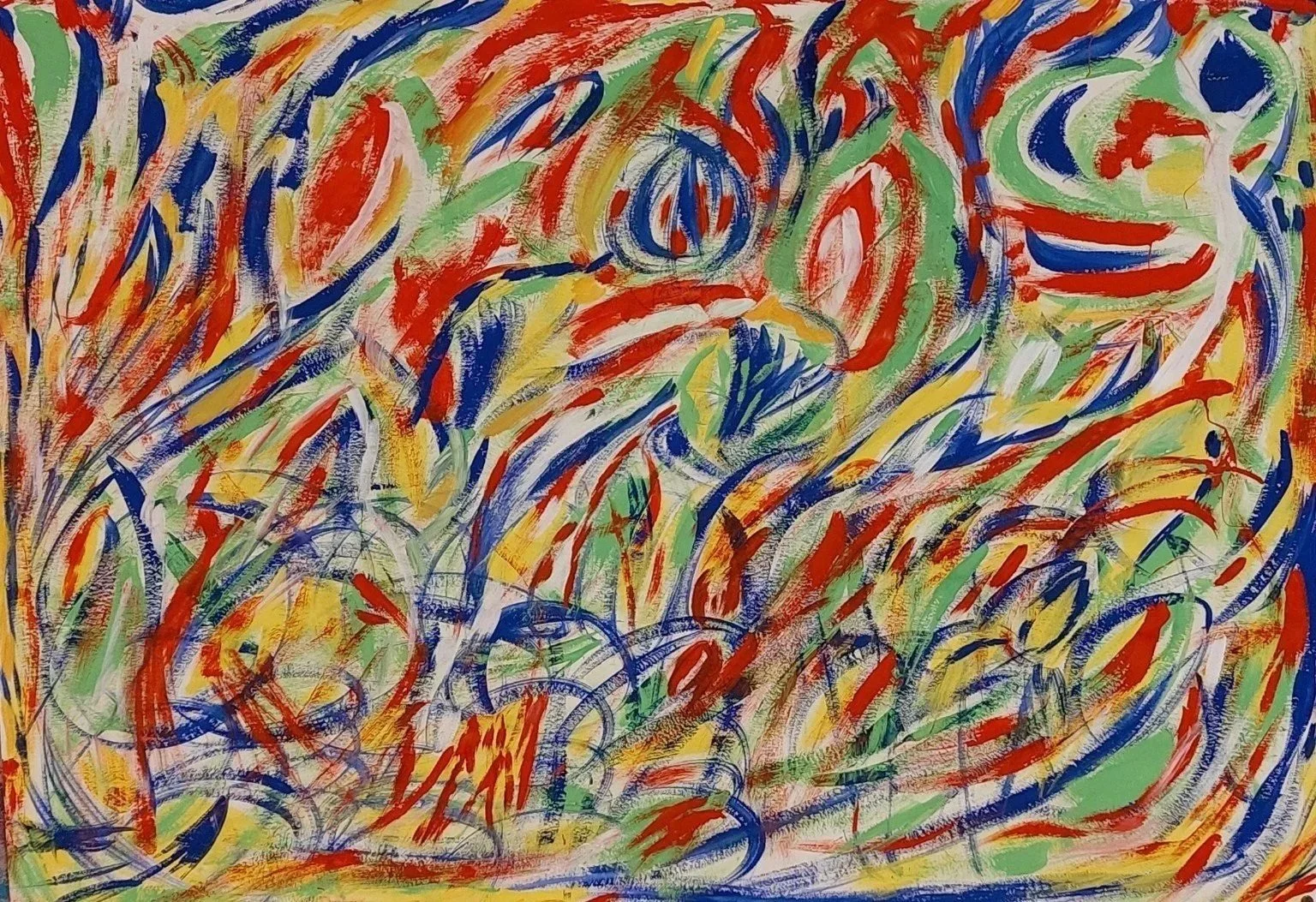 Ohne Titel: 2026 | 70 × 100 cm | Gouache auf Papier | CHF 920.-