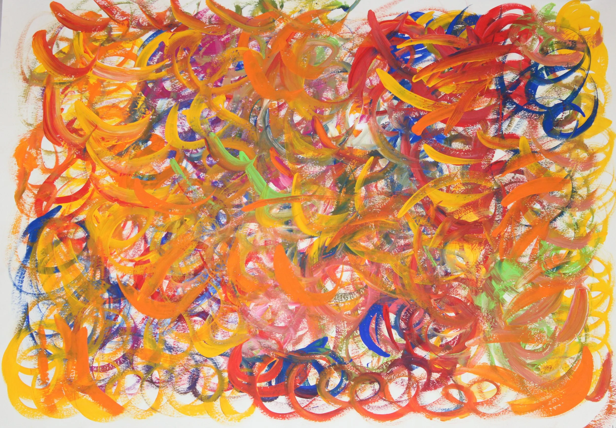 Leuchten: 2014 | 70 × 50 cm | Gouache auf Papier | CHF 680.-
