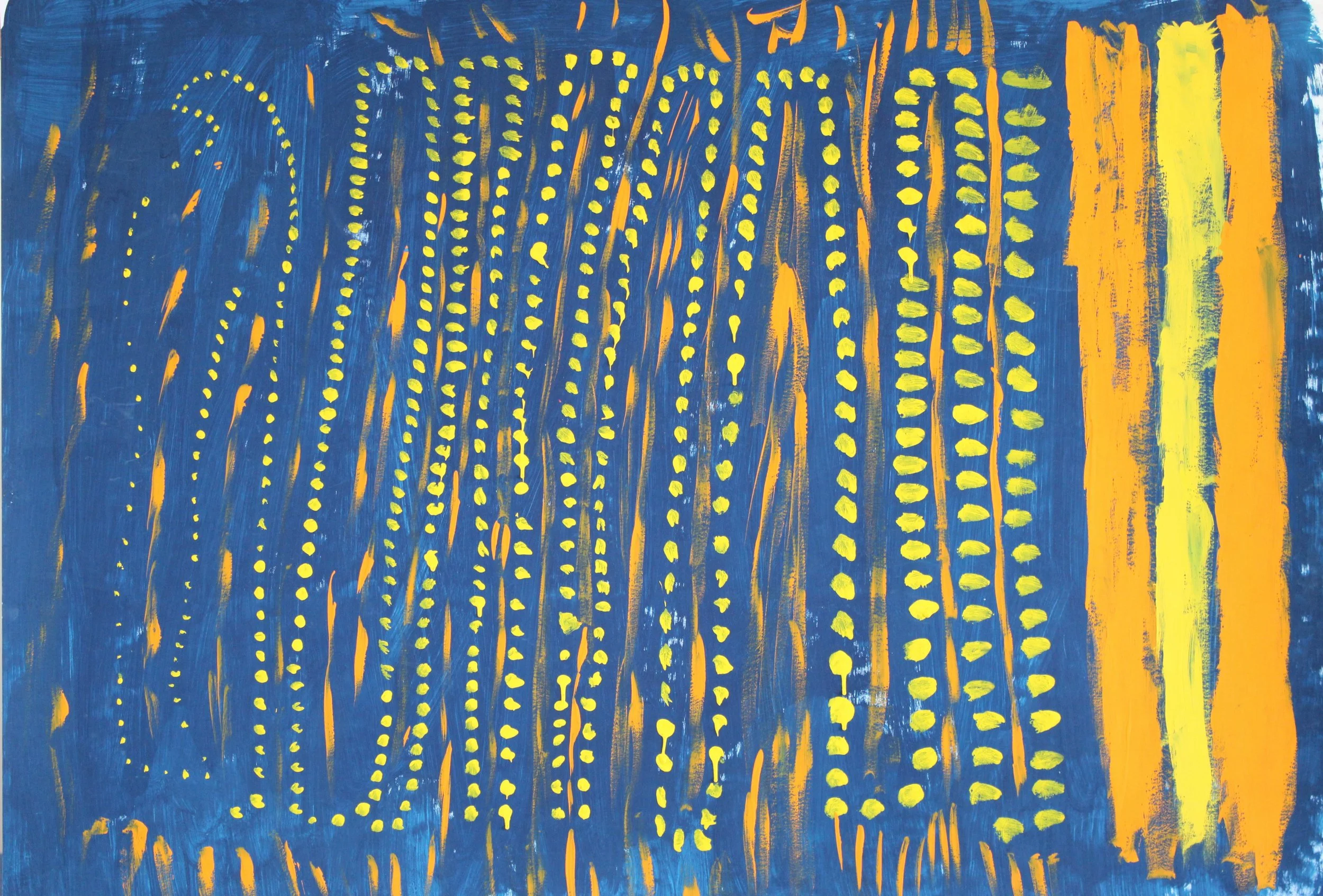 Erfahrung: 2014 - 2019  | 70 x 100 cm  | Gouache auf Papier | CHF 960.-