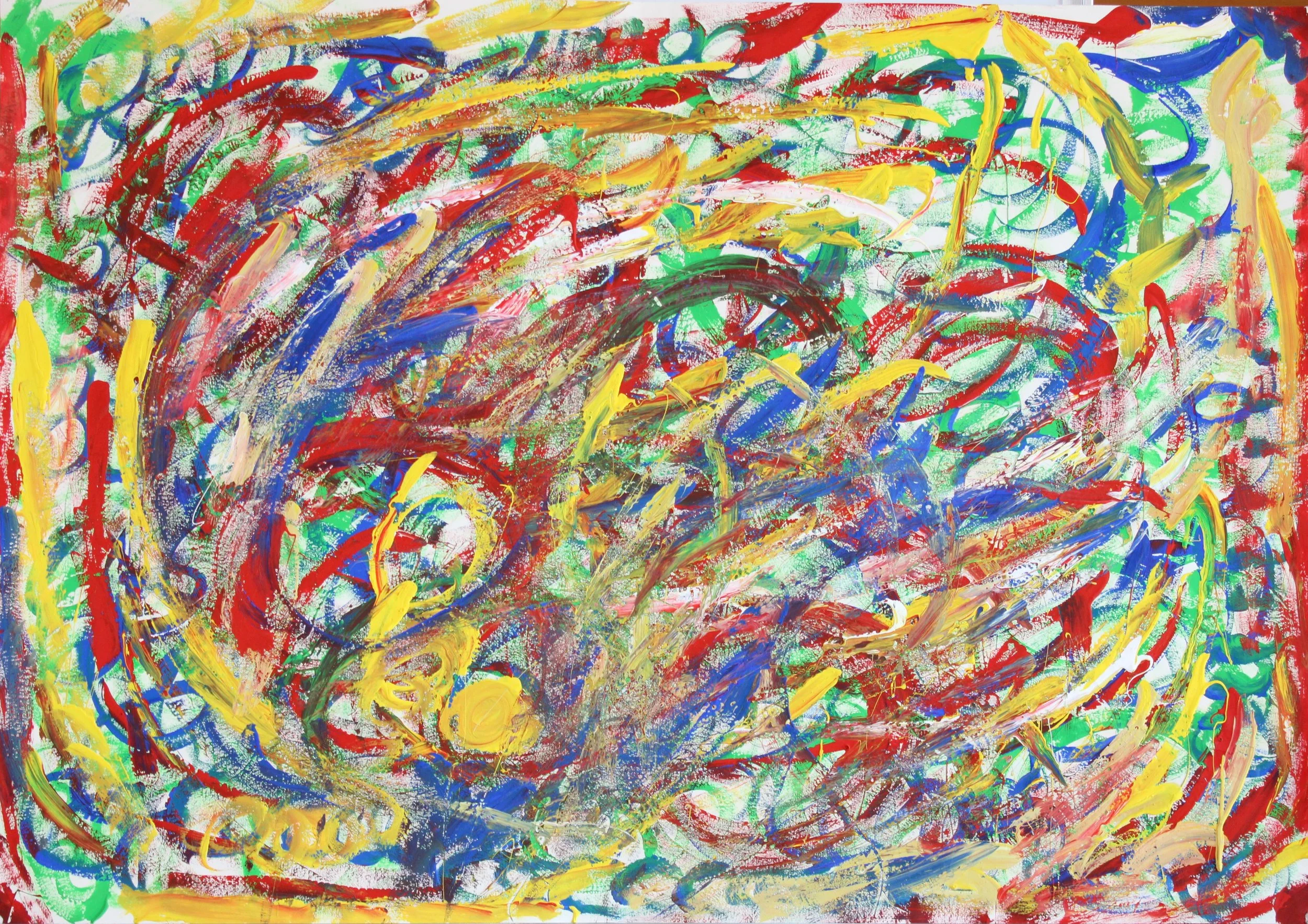 Sturm: 2014 - 2019  | 70 x 100 cm  | Gouache auf Papier | CHF 1'090.-